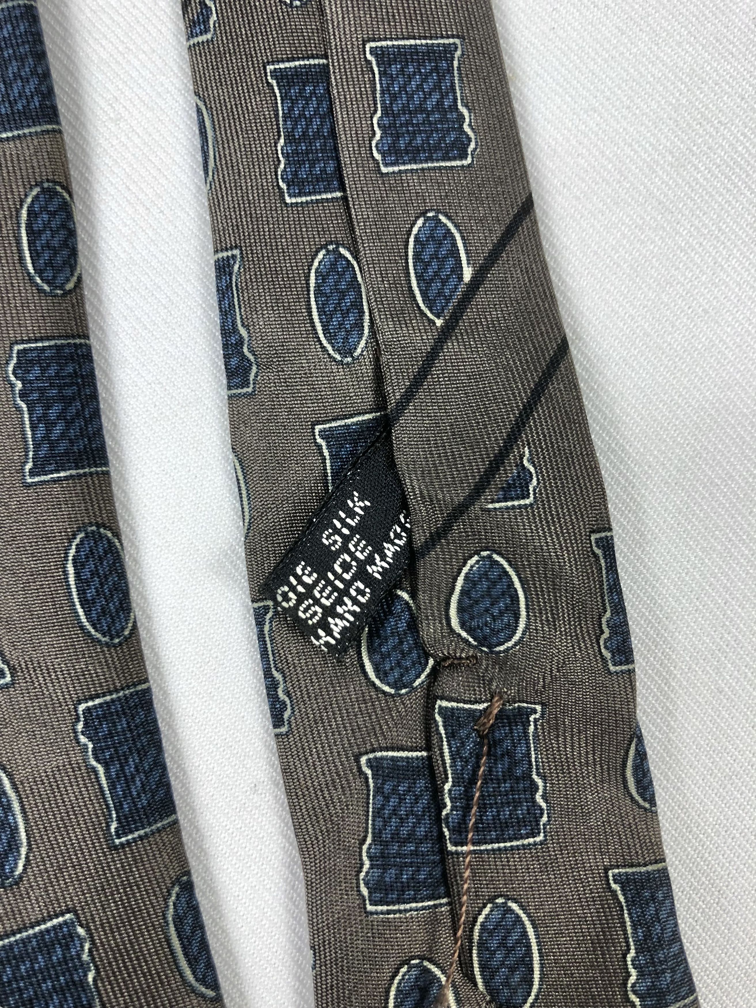 Christian Dior Monsieur Rare Vintage Christian Dior Monsieur Silk Tie Made in France Size ONE SIZE - 10 Thumbnail