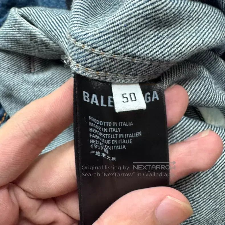 Balenciaga Balenciaga Denim Jacket Size US M / EU 48-50 / 2 - 7 Thumbnail
