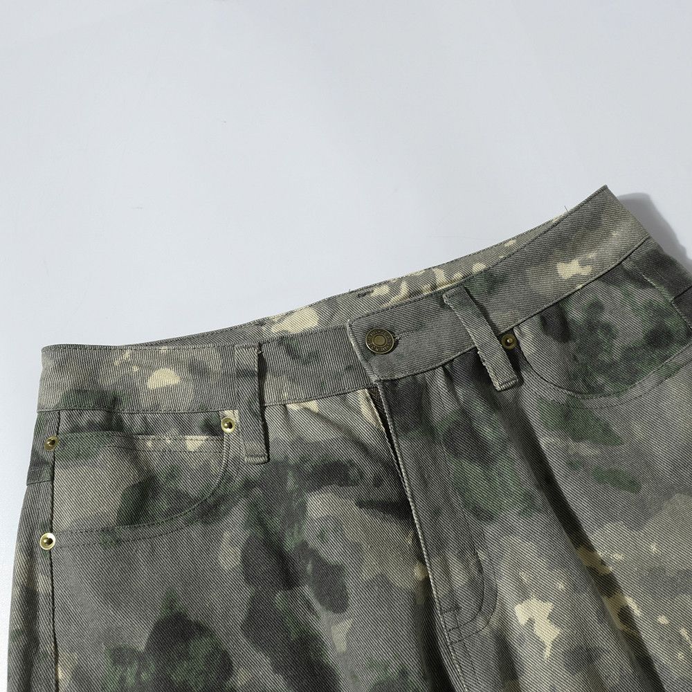 Designer × Japanese Brand × Vintage Camouflage Baggy Cargo Jeans Size US 31 - 6 Thumbnail