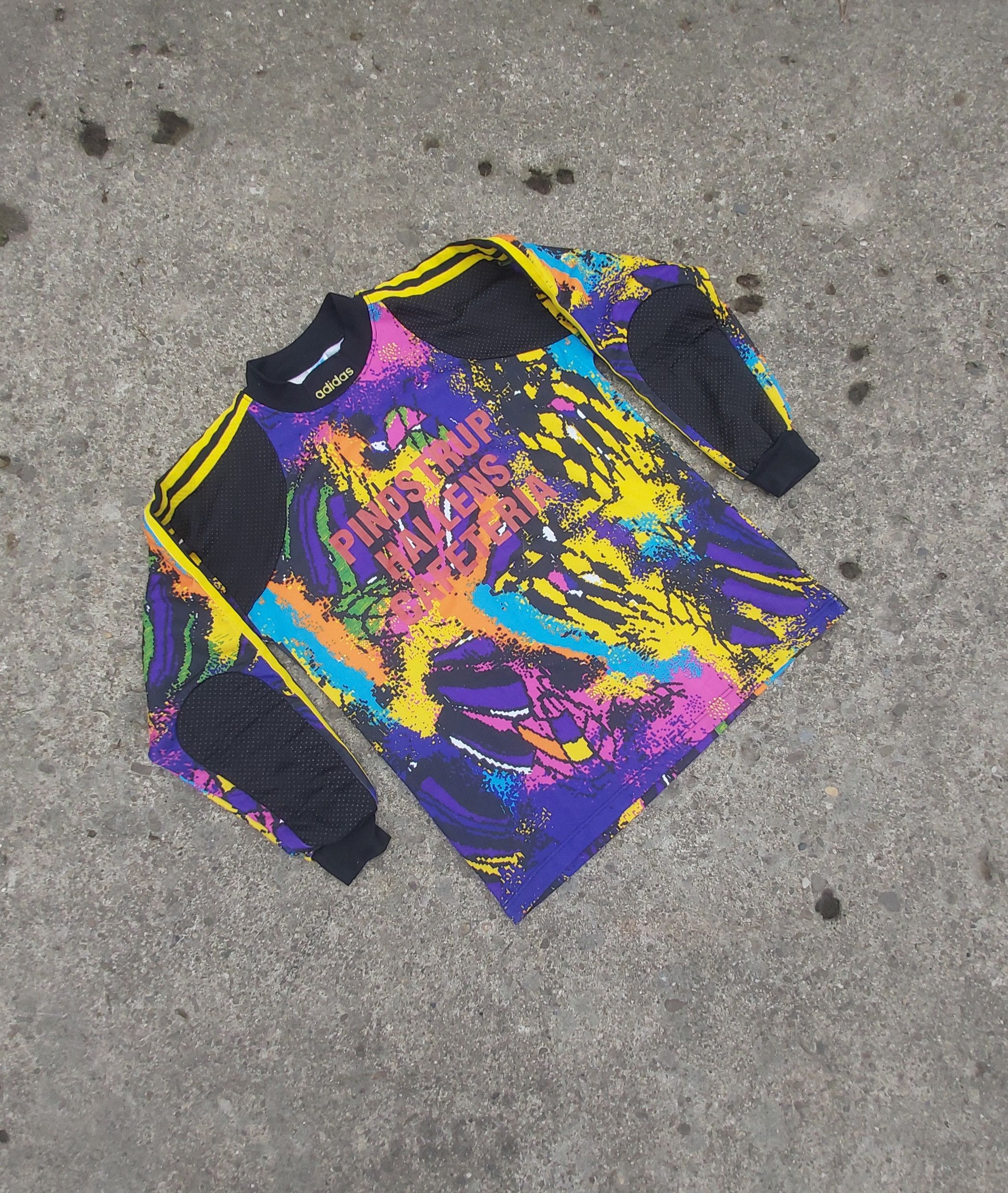 Adidas × Vintage rare Vintage 90s Adidas Goalkeeper Soccer Jersey #1 Size US M / EU 48-50 / 2 - 1 Thumbnail