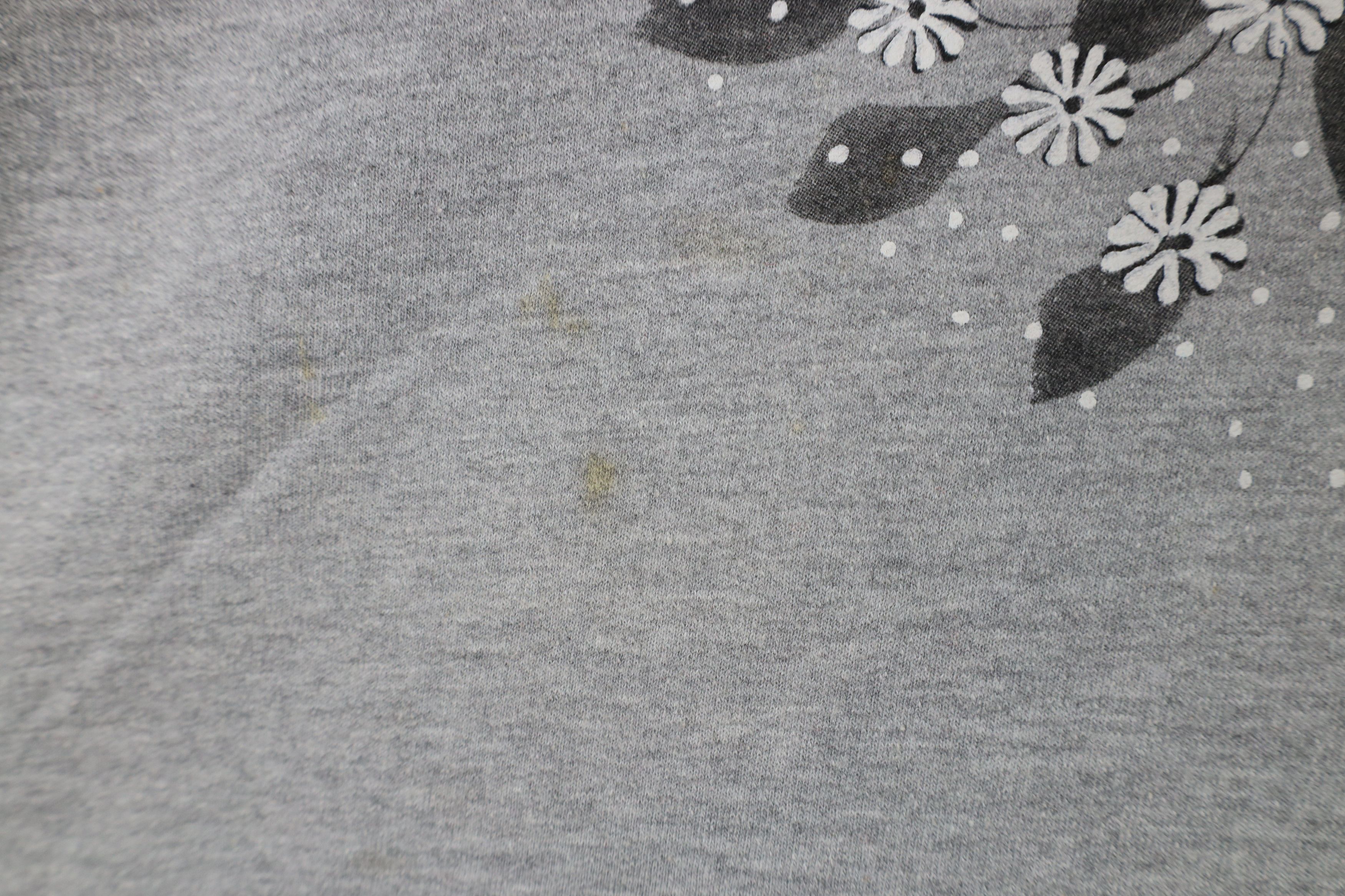 Vintage Vintage 90s Streetwear Flower Turtleneck Sweatshirt Gray Size 3XL / US 20-22 - 5 Thumbnail