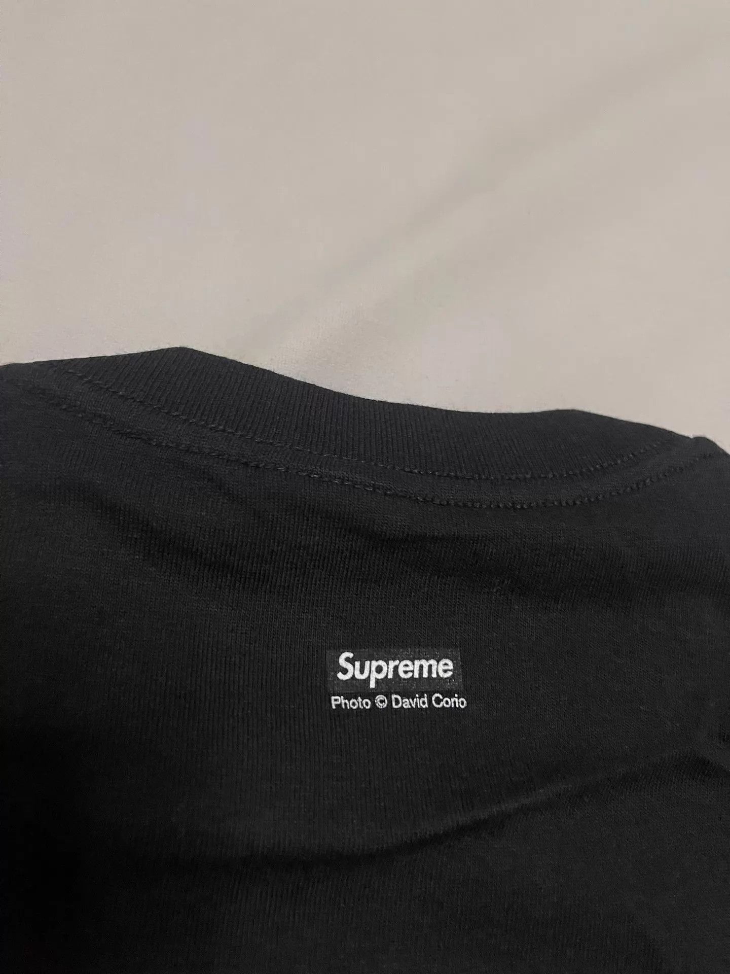Supreme Supreme David Corio Photo Tee TS Collab SS Black L (Rare) Size US L / EU 52-54 / 3 - 6 Thumbnail