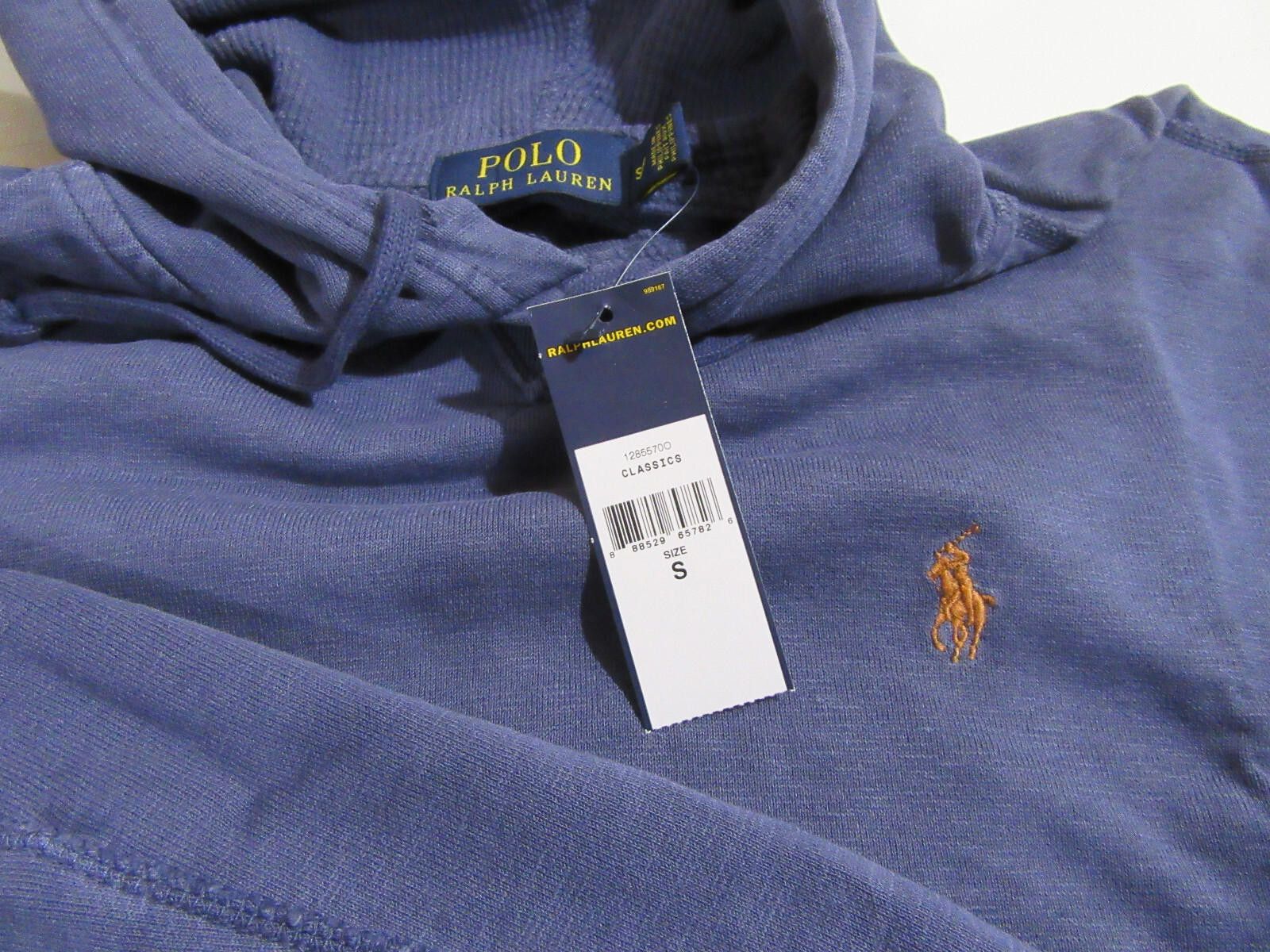 Polo Ralph Lauren Polo Ralph Lauren Mens Pullover Hoodie Sweatshirt Blue S Size US S / EU 44-46 / 1 - 2 Thumbnail