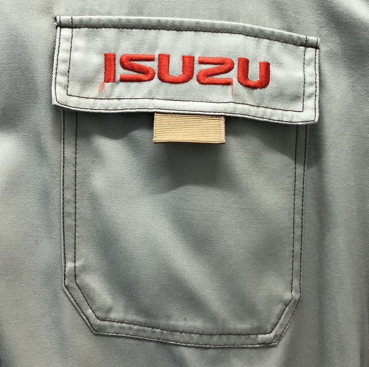 Other ISUZU Branded Khaki Work Coverall Durable Utility Jumpsuit Size US 40 / EU 56 - 4 Thumbnail