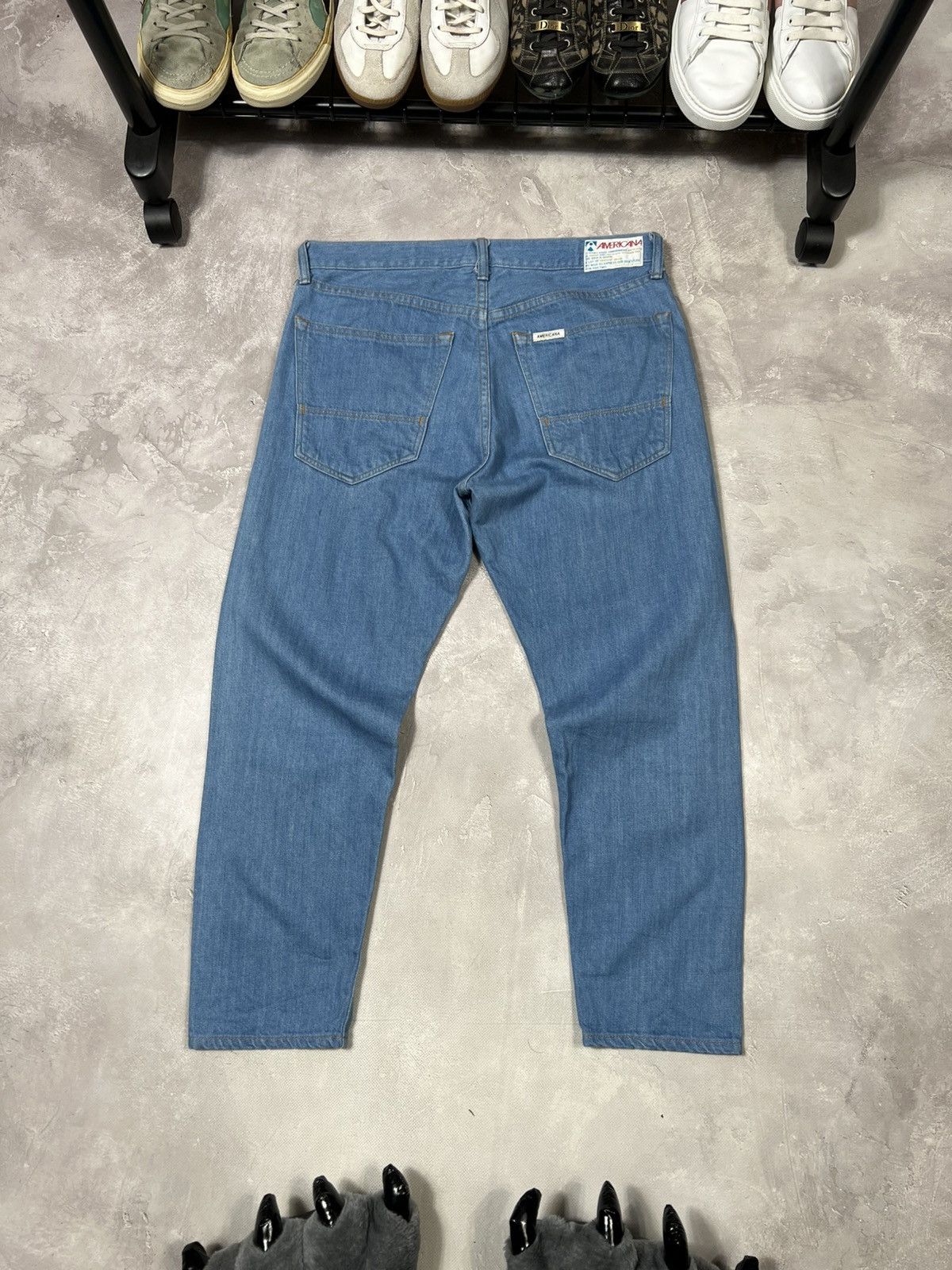 Vintage Vintage Japanese Brand Americana Blue Jeans Size 30" / US 8 / IT 44 - 1 Thumbnail