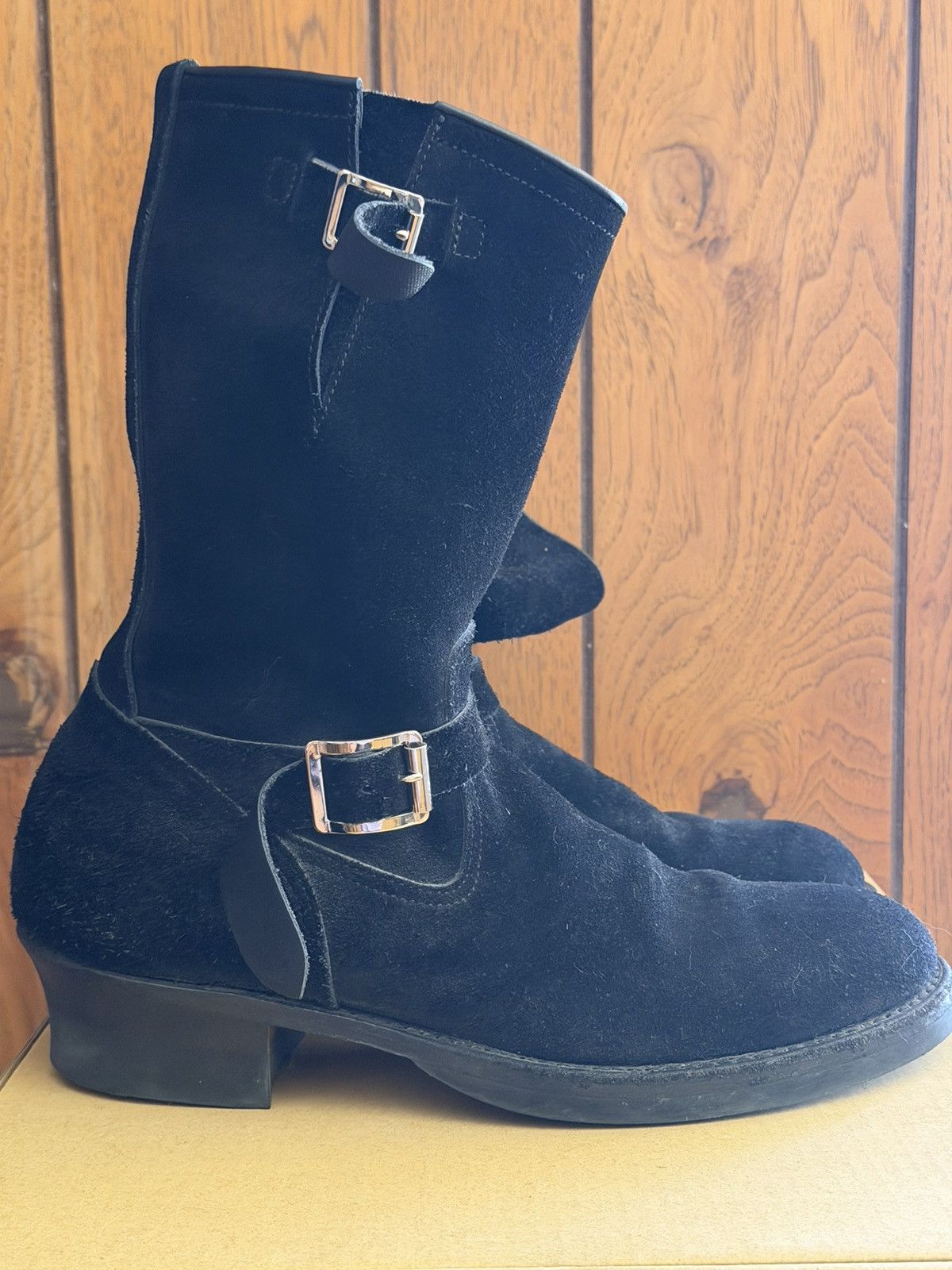 ATTRACTIONS Bilt Buck Lot.329 Suede Engineer Boots Size US 10 / EU 43 - 2 Thumbnail