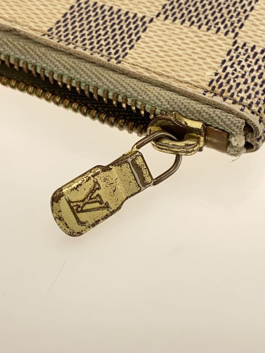 Louis Vuitton Louis Vuitton Damier Azur Pochette Clé White Size ONE SIZE - 5 Thumbnail