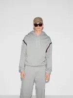 Gucci o1loc1c1125 768444 Cotton Jersey Hooded Sweatshirt With Web Size US XS / EU 42 / 0 - 3 Thumbnail