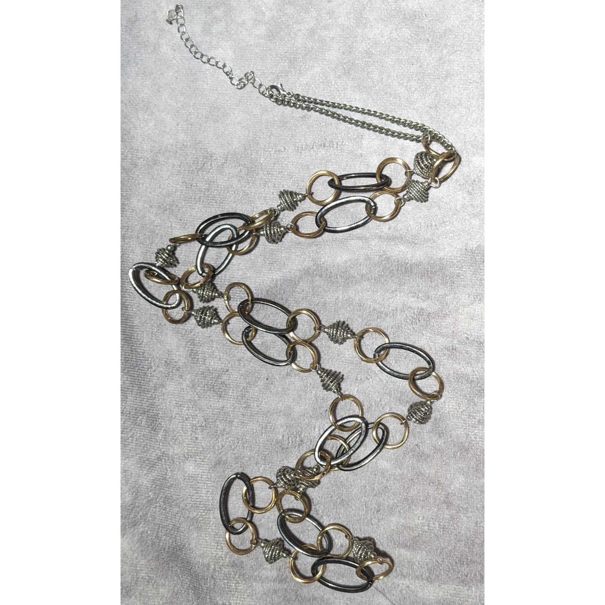 Other Multi Metallic Statement Chain Necklace Size ONE SIZE - 7 Thumbnail