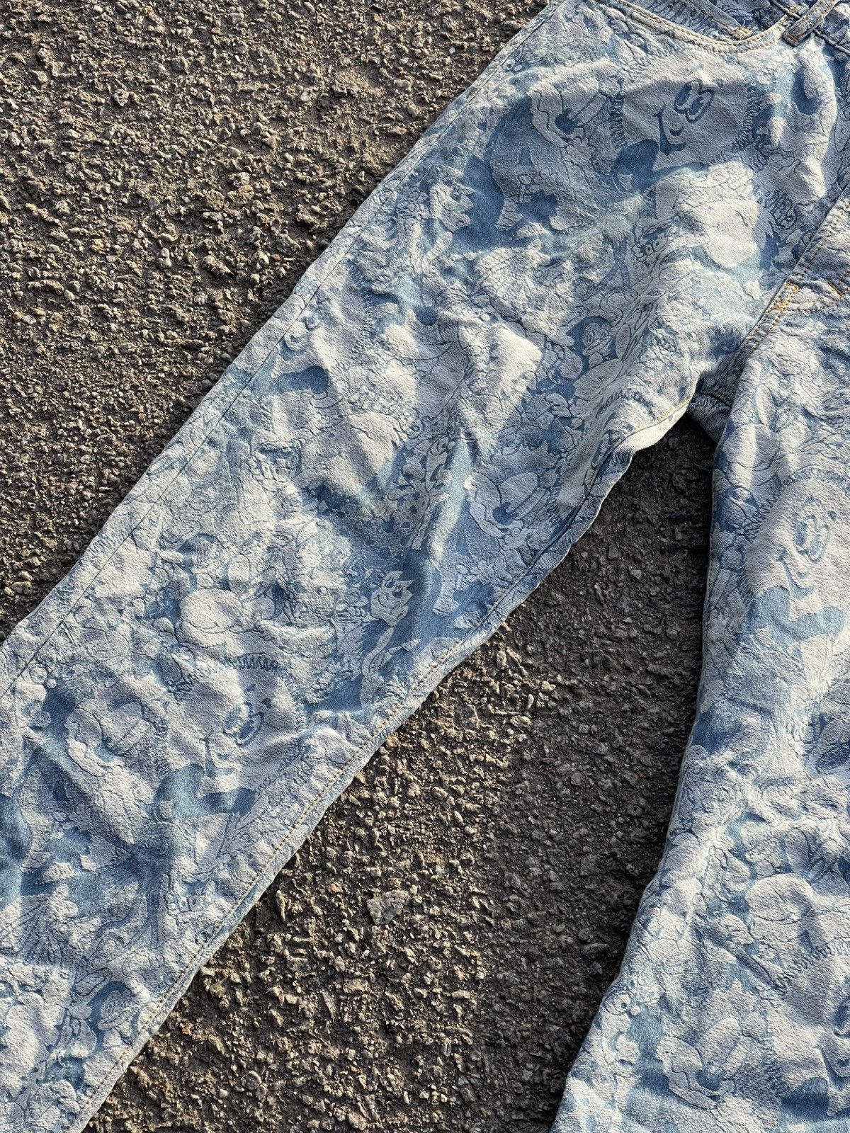 Aries Aries Acid Cartoon print denim jeans blue Size US 32 / EU 48 - 9 Thumbnail
