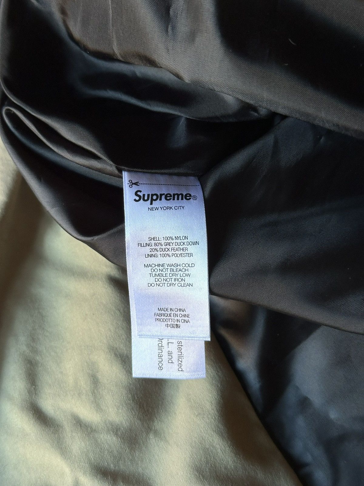 Supreme × Wtaps Supreme x WTaps Tactical Down Vest Beige Sz M Size US M / EU 48-50 / 2 - 4 Thumbnail