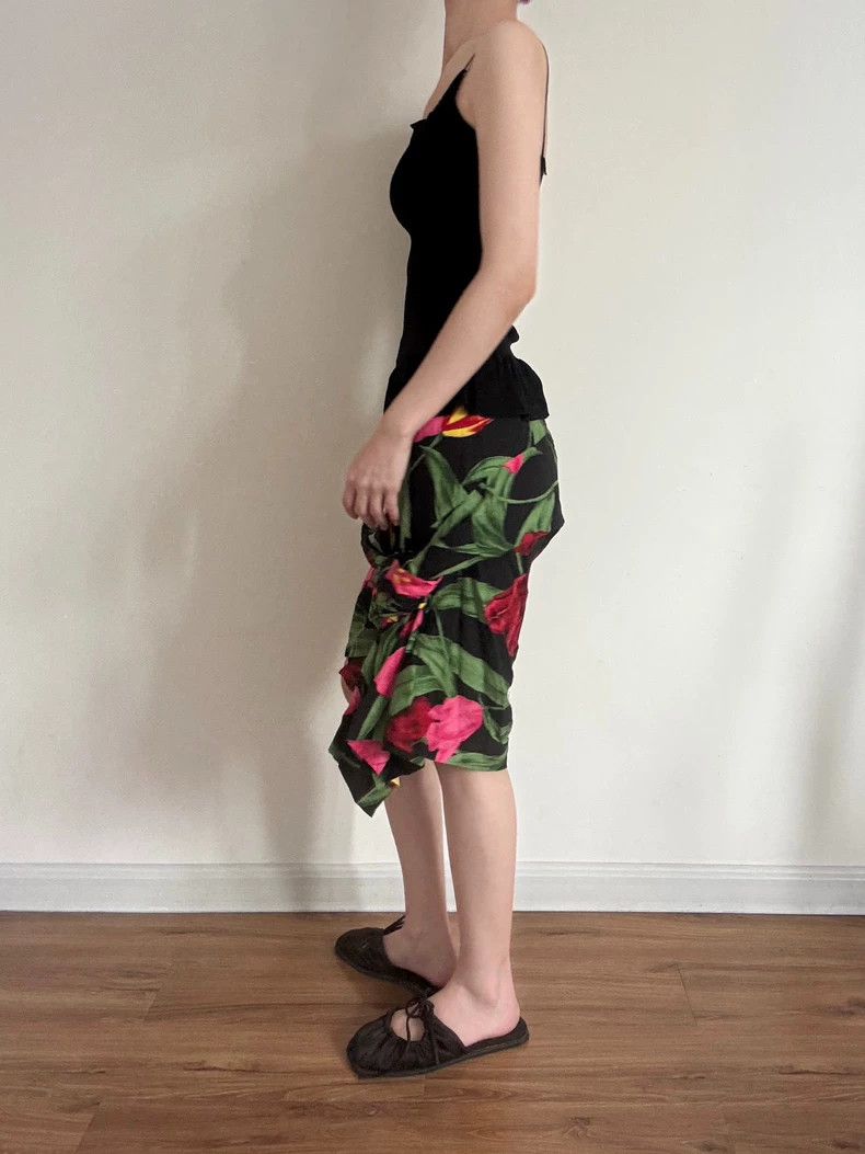 Comme des Garcons Comme des Garcons size S Flowers and Plants overskirt Size 22" - 6 Thumbnail