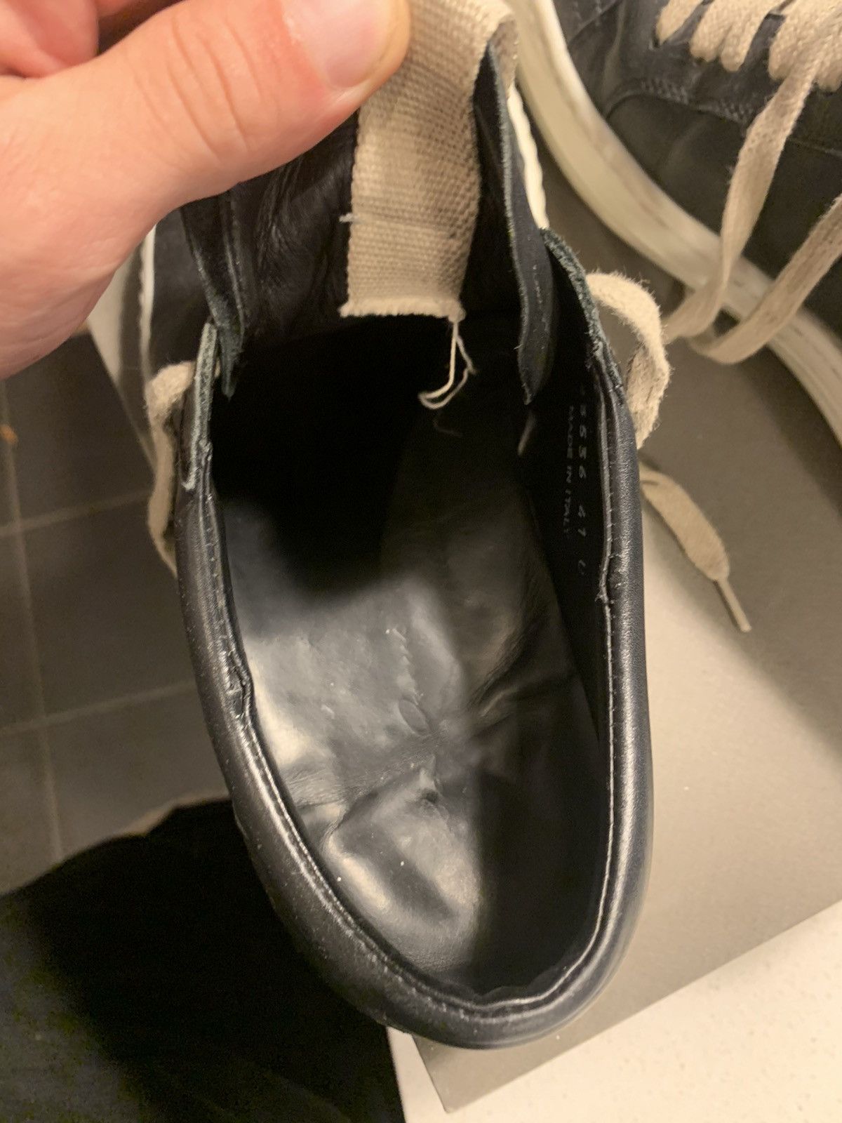 Rick Owens Rick Owens mainline low top Size US 8 / EU 41 - 8 Thumbnail