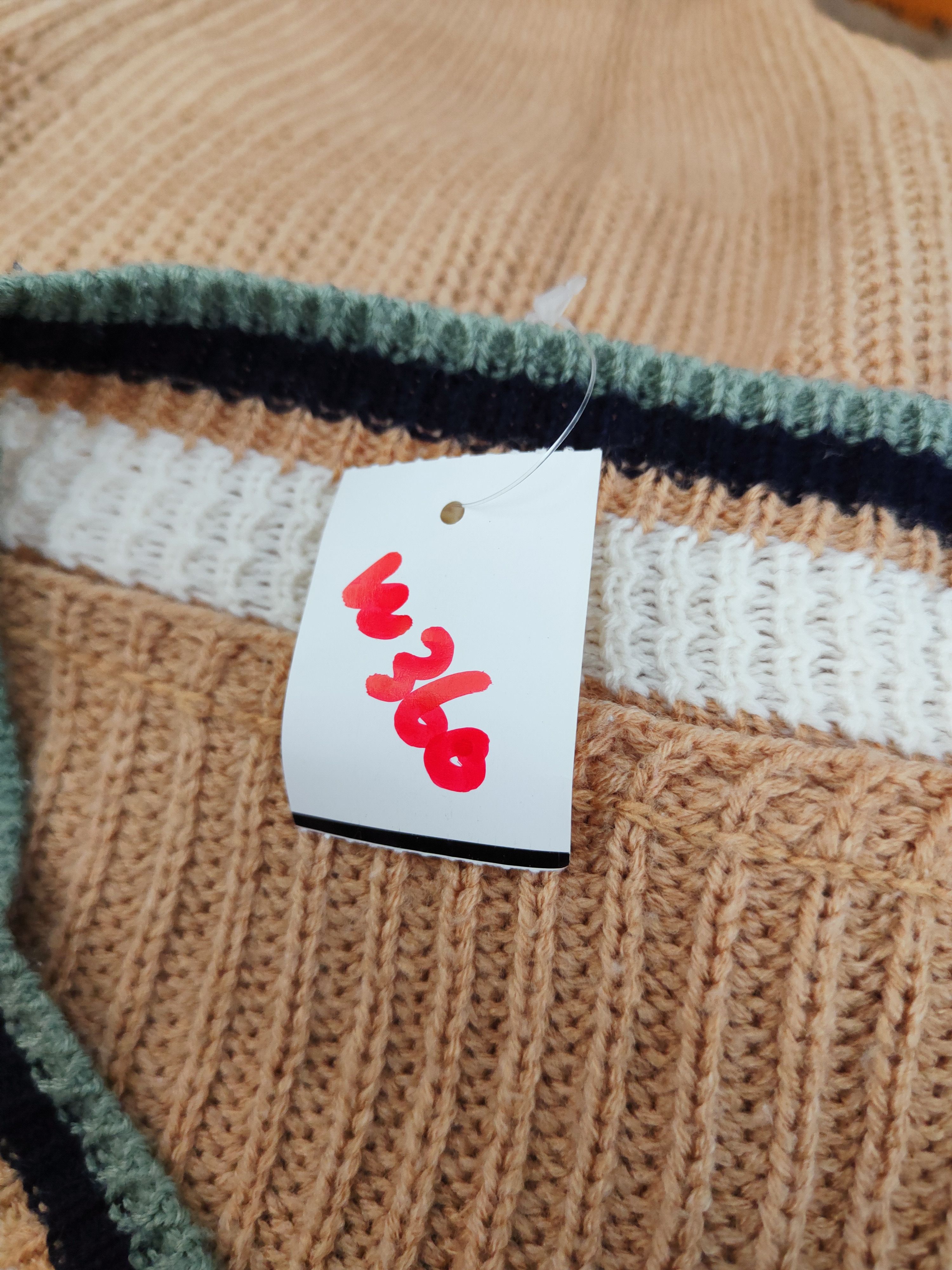 Japanese Brand × Vintage Japanese Brand Brown Knitwear Sweatshirts #W360 Size M / US 6-8 / IT 42-44 - 10 Thumbnail