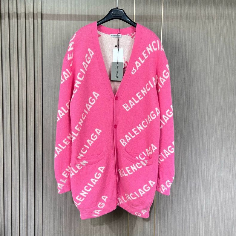Balenciaga Balenciaga Bullet Screen Full Print Knitted Cardigan Size S / US 4 / IT 40 - 1 Thumbnail