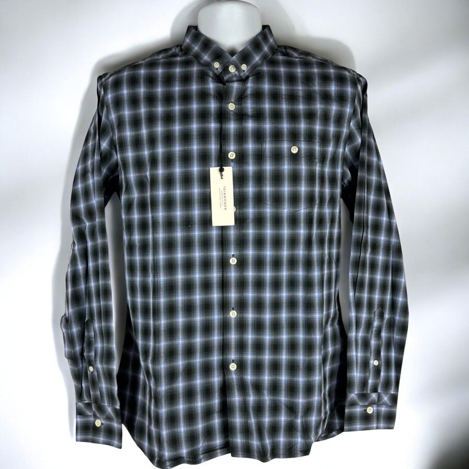 7Diamonds 7 Diamonds Mens Shirt Small Button Down Higher Ground Size US S / EU 44-46 / 1 - 6 Thumbnail