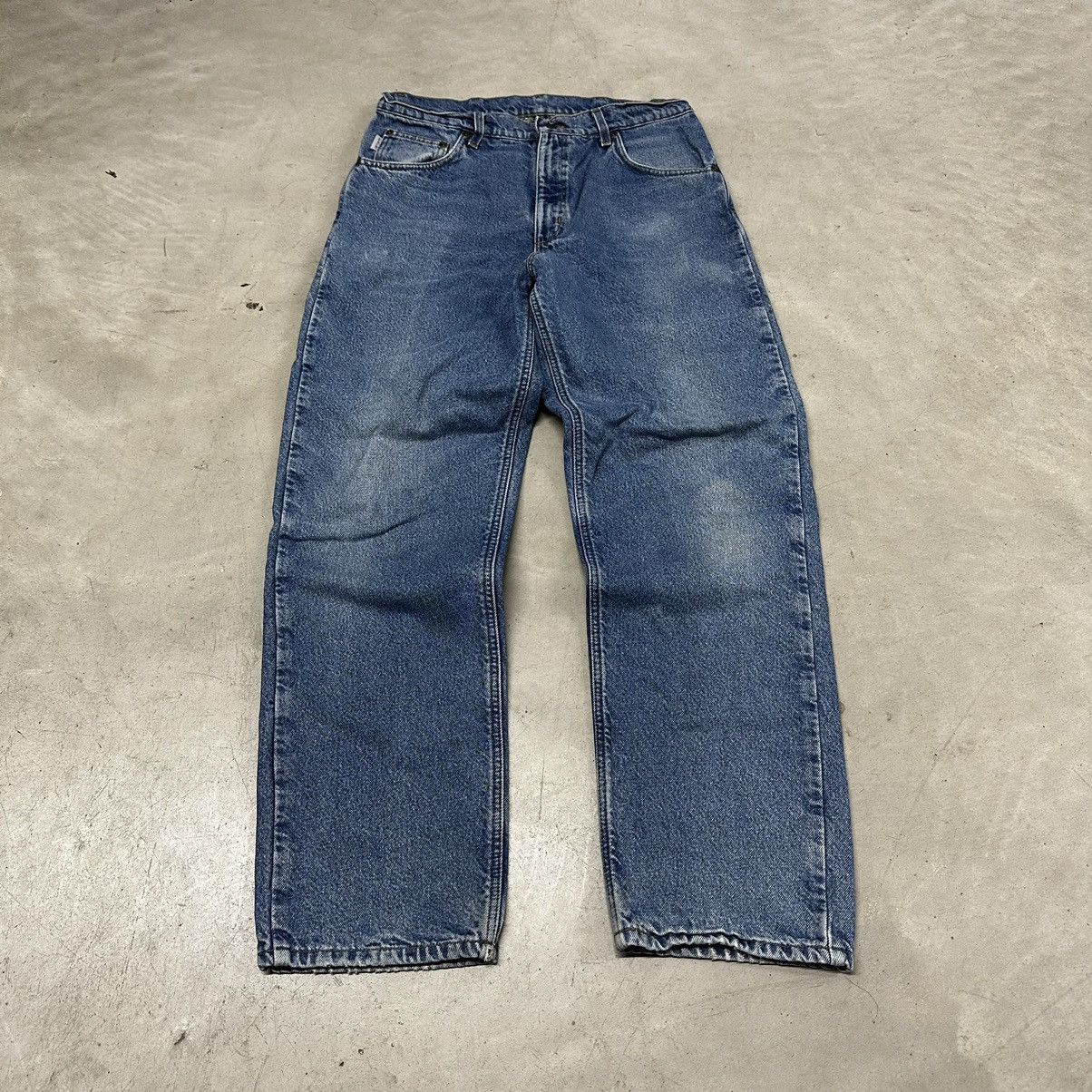 Carhartt × Vintage Vintage Carhartt y2k baggy denim work pants - 34 Size US 34 / EU 50 - 1 Thumbnail