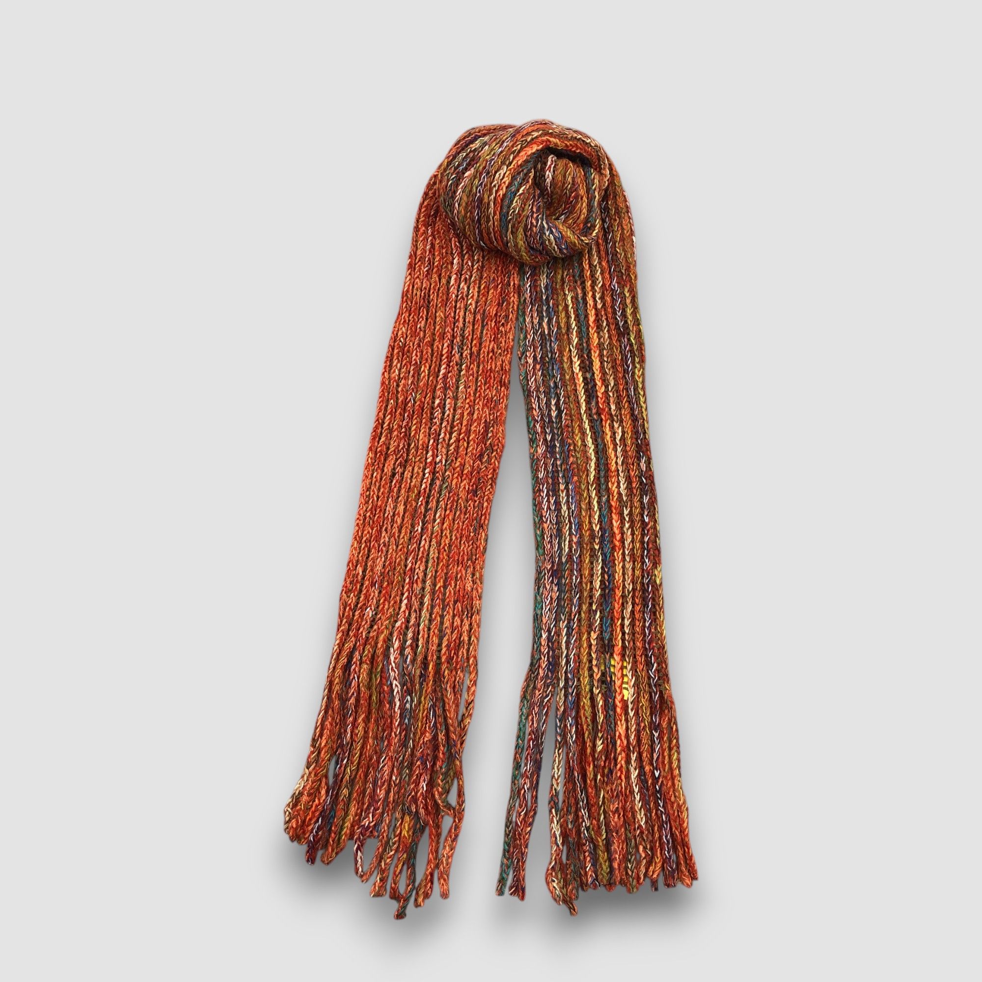 Vintage Vintage Laura Biagiotti Scarf Muffler Knit Wool Scarves Size ONE SIZE - 1 Thumbnail