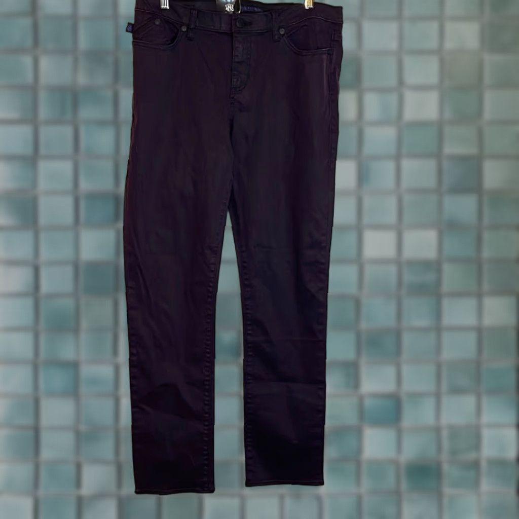 Vintage Rock & Republic Women’s Purple Berlin Skinny Jeans size 16m NEW Size 38" / US 16 / IT 52 - 1 Thumbnail