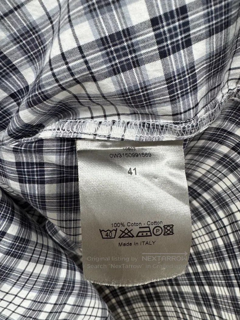 Dior Dior Size41 Plaid shirt Size US XS / EU 42 / 0 - 5 Thumbnail