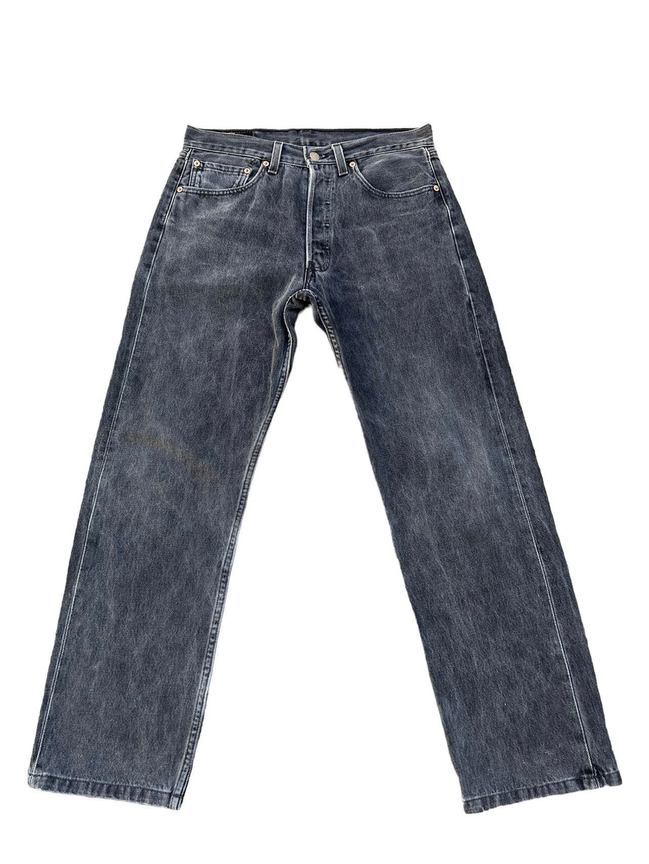 Vintage 1999 Levi’s 501 Usa Faded Black Denim Jeans