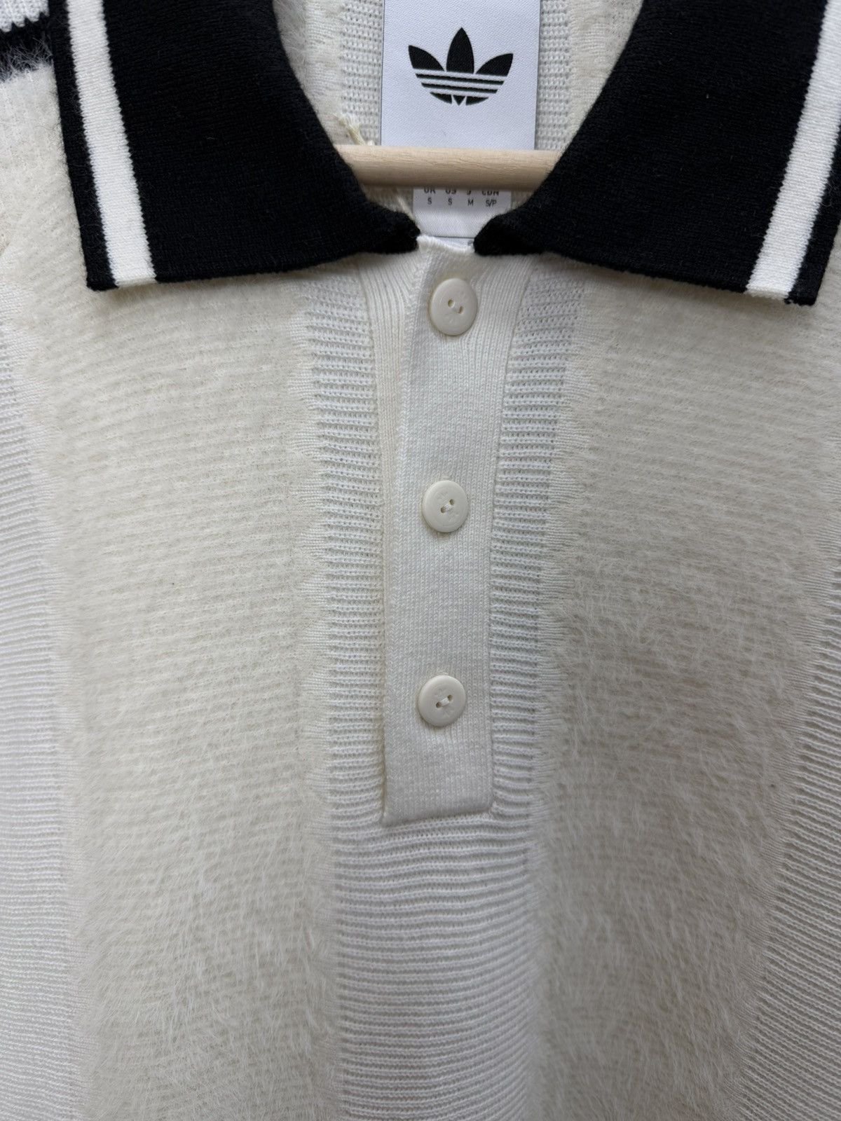 Adidas Adidas Premium Knitted Blokecore Jersey Cream White Size S Size US S / EU 44-46 / 1 - 4 Thumbnail
