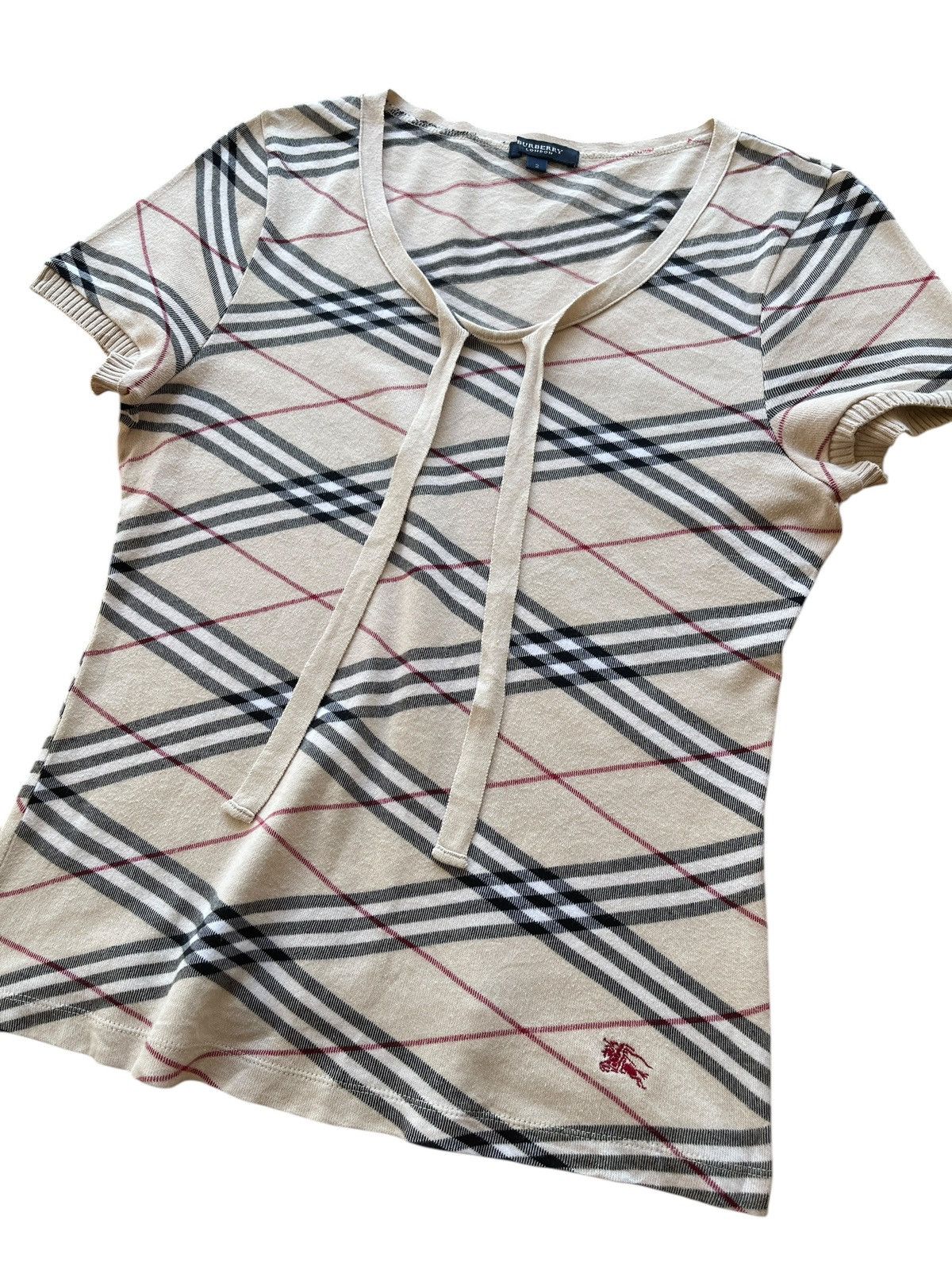 Burberry Burberry Nova Checked Top Blouses Size S / US 4 / IT 40 - 3 Thumbnail