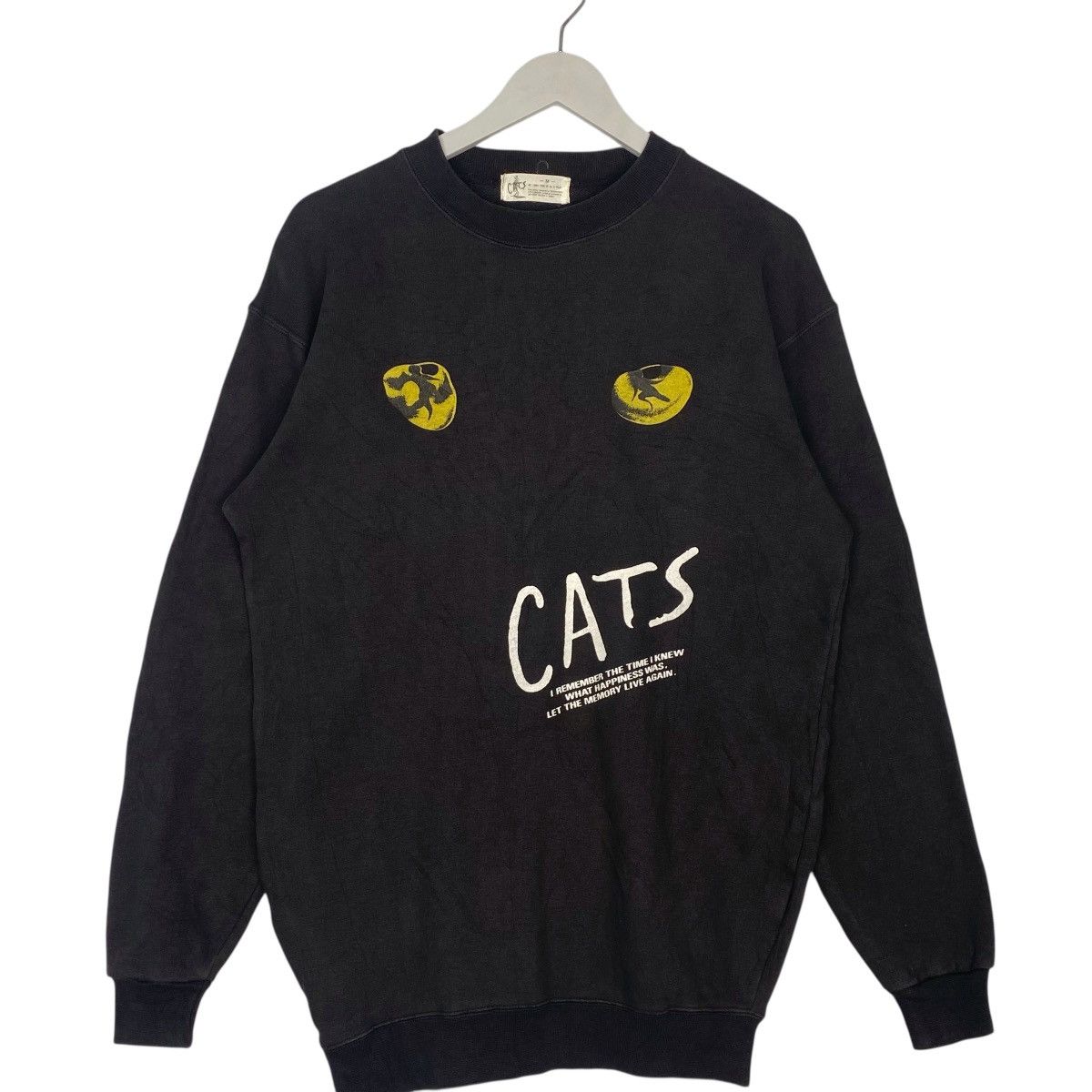 Other Vintage The Cat Crewneck Sweatshirt Black Pullover Size M Size US M / EU 48-50 / 2 - 1 Thumbnail