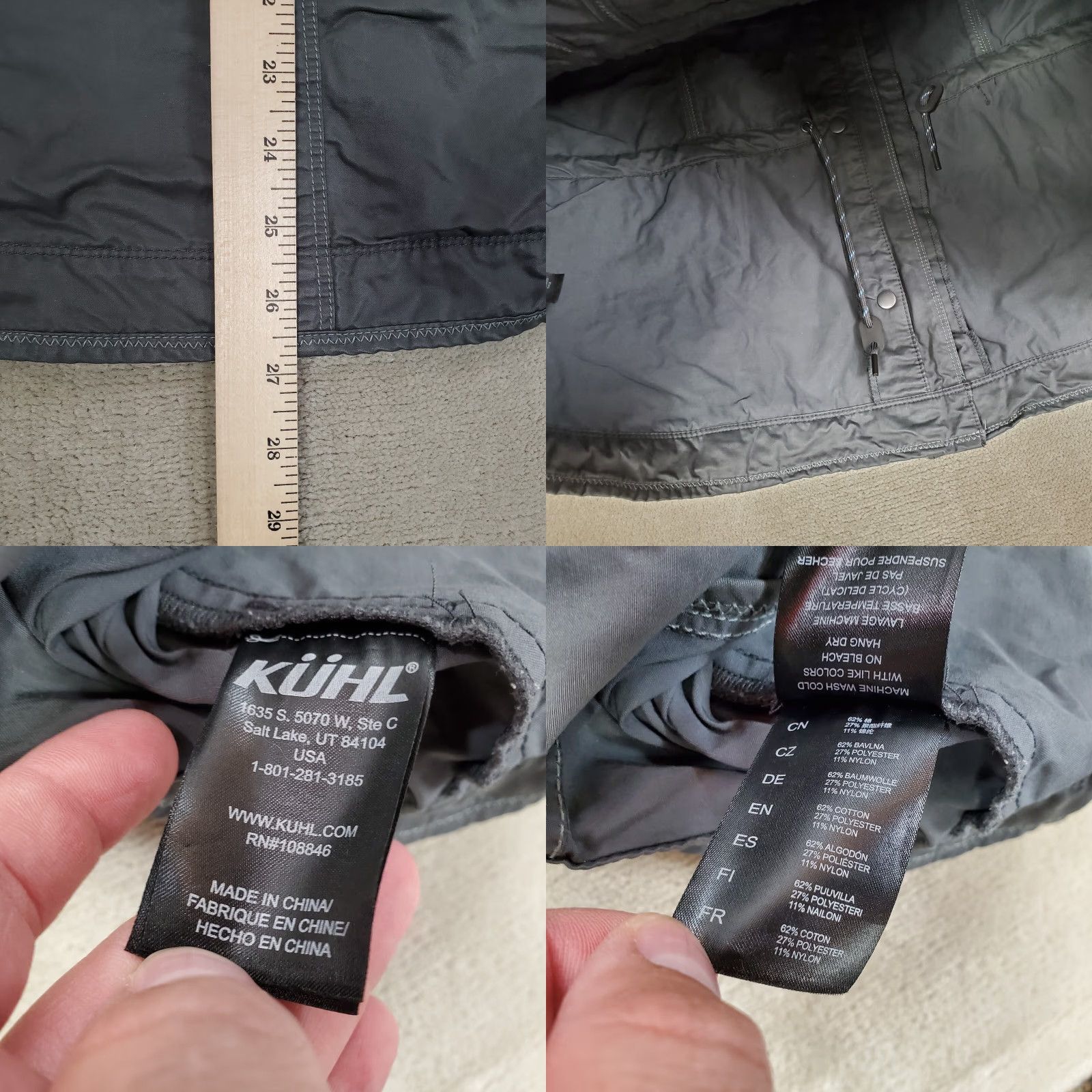 Vintage Kuhl Jacket Womens XL Gray Outdoors Outdoor Shirt Holidays Casual Coat Jacket Size XL / US 12-14 / IT 48-50 - 8 Thumbnail