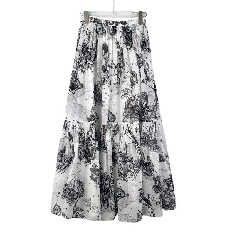 Dior Dior Constellation Series Color-matched Butterfly Flower P Size 24" / US 00 / IT 34 - 2 Thumbnail