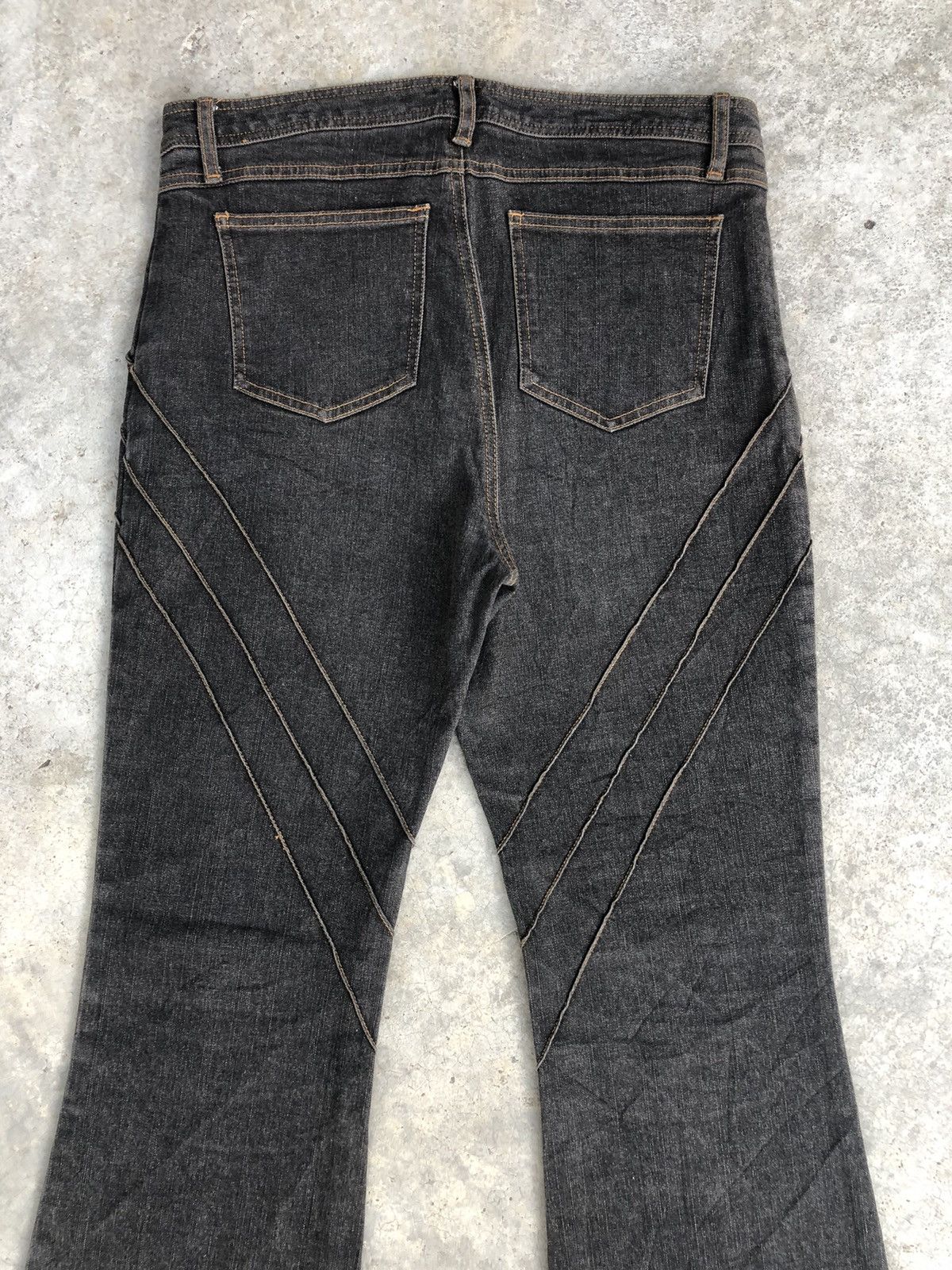 Vintage Japanese Playchess Flared Jeans Distressed Jeans Size US 32 / EU 48 - 8 Thumbnail
