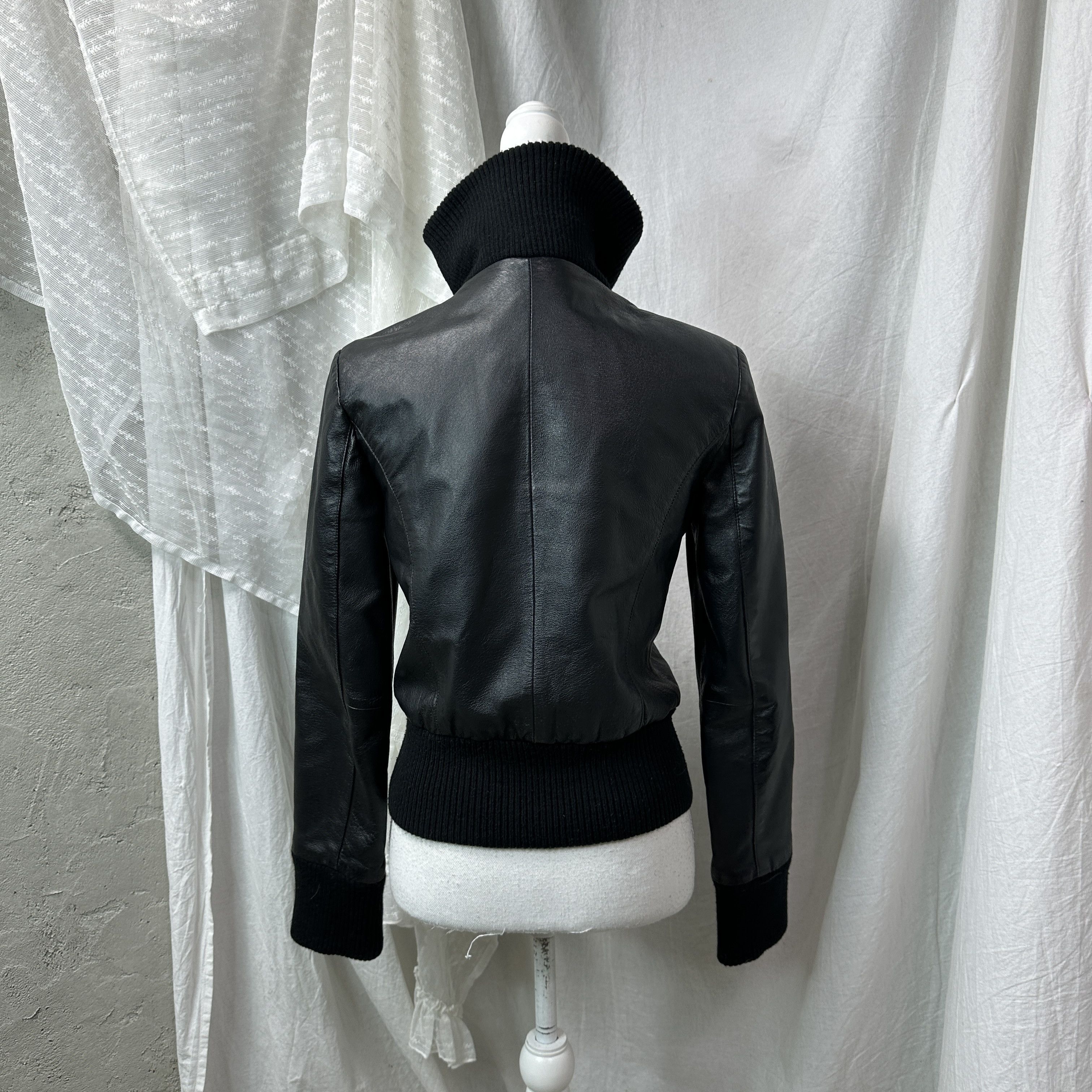 Vintage Vintage Leather Moto Racing Biker Grunge Fitted Jacket Y2K Size US S / EU 44-46 / 1 - 7 Thumbnail