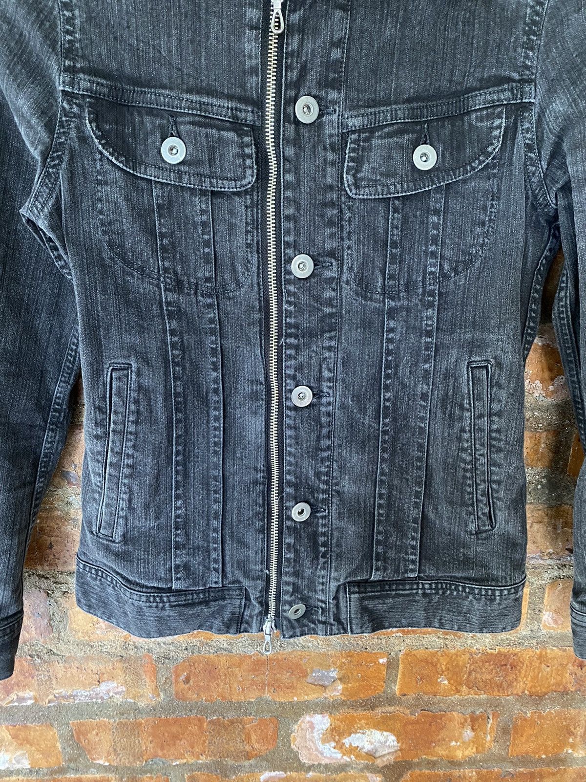 5351 POUR LES HOMMES × Beauty Beast × Japanese Brand 2000s Moonage Devilment Dual Zipper and Butterfly wash denim Size S / US 4 / IT 40 - 6 Thumbnail