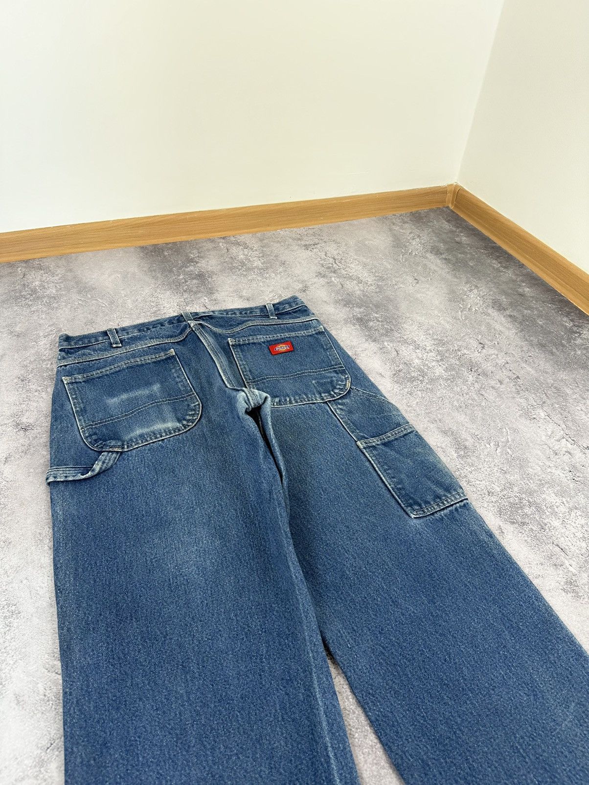 Dickies Vintage Dickies Stone Washed Denim Carpenter USA Work Pants Size US 36 / EU 52 - 4 Thumbnail