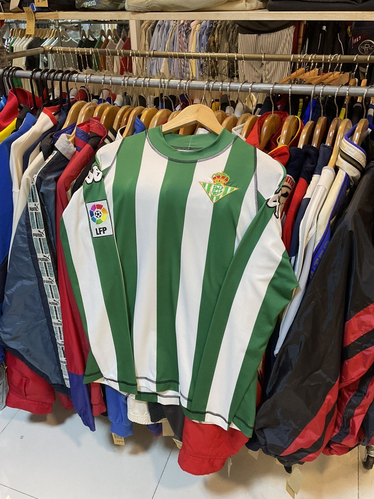 Other Vintage2003-2004RealBetisLongSleevesHomeKit Size US M / EU 48-50 / 2 - 1 Thumbnail