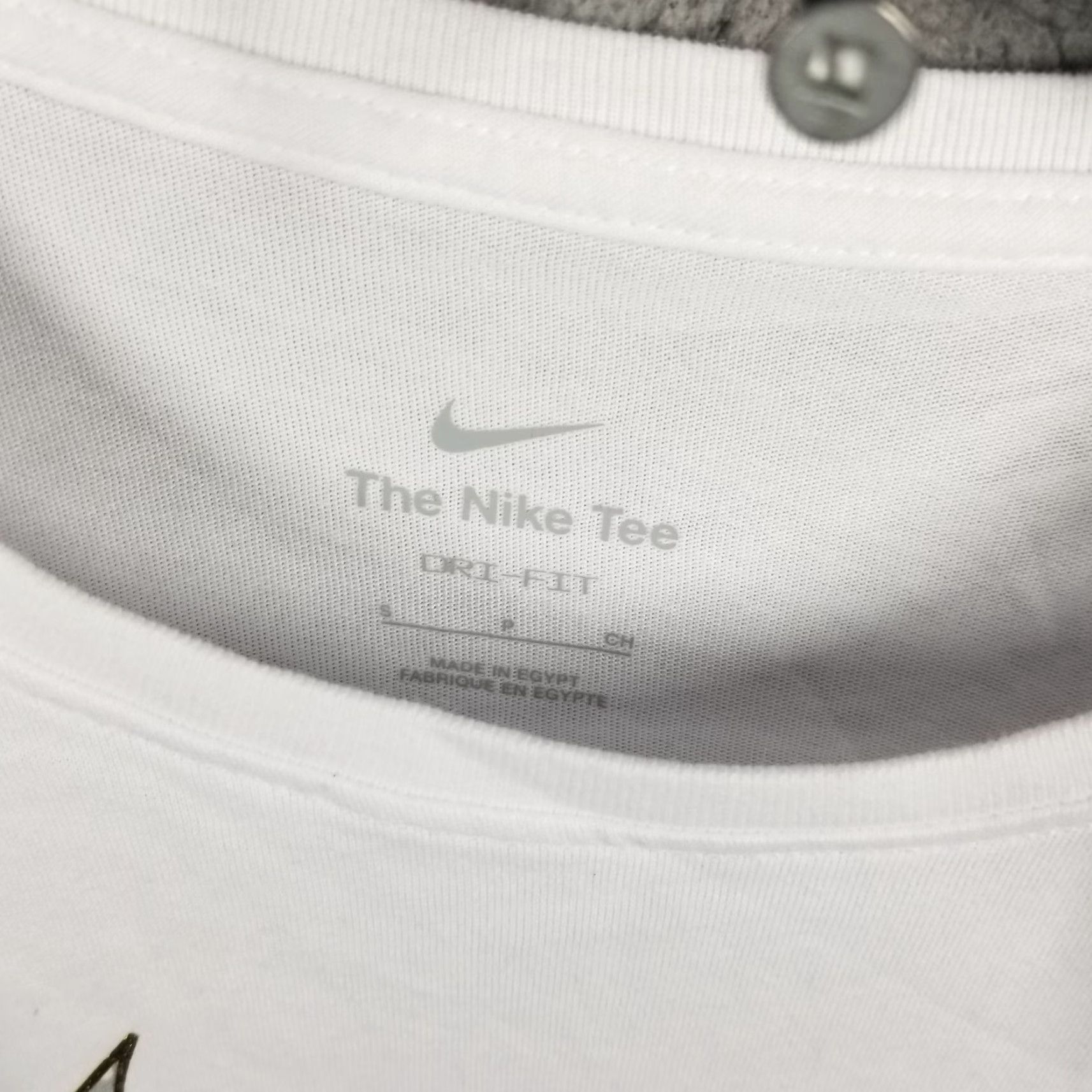 Nike Nike Dri-FIT Women’s S Tank Top Activewear Leopard Logo Short Sleeve White Size S Size S / US 4 / IT 40 - 3 Thumbnail