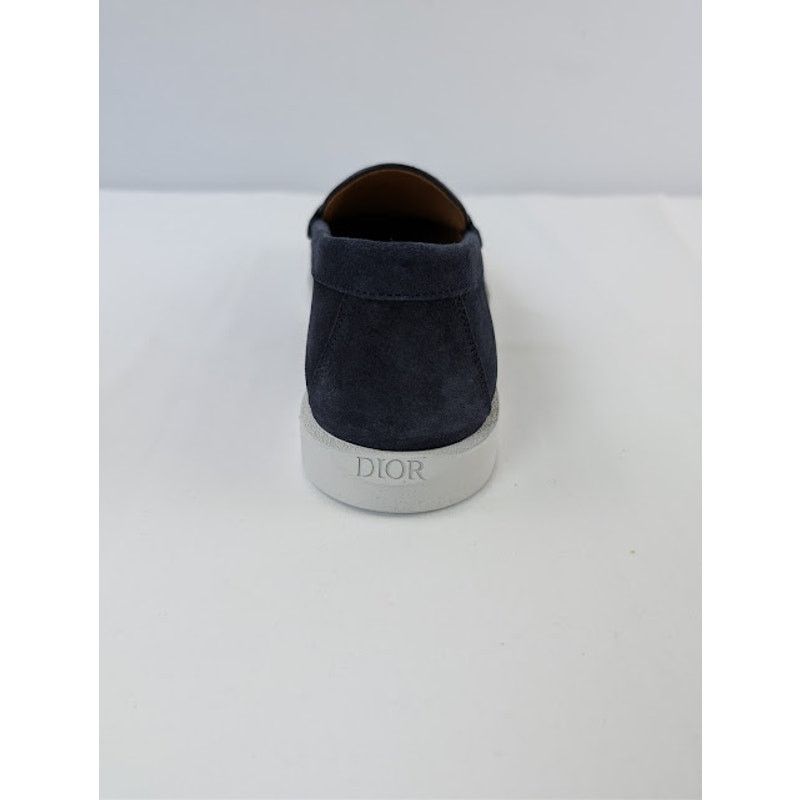 Dior o1rshd1 Granville Clean Smooth Loafer Boots in Blue / Beige Size US 10 / EU 43 - 16 Thumbnail