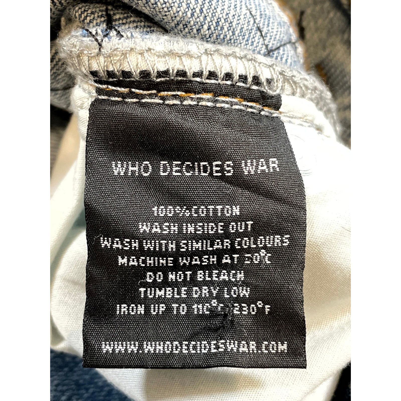 Who Decides War Who Decides War Wedding Lace Grid Blue Jeans Size US 26 / EU 42 - 5 Thumbnail