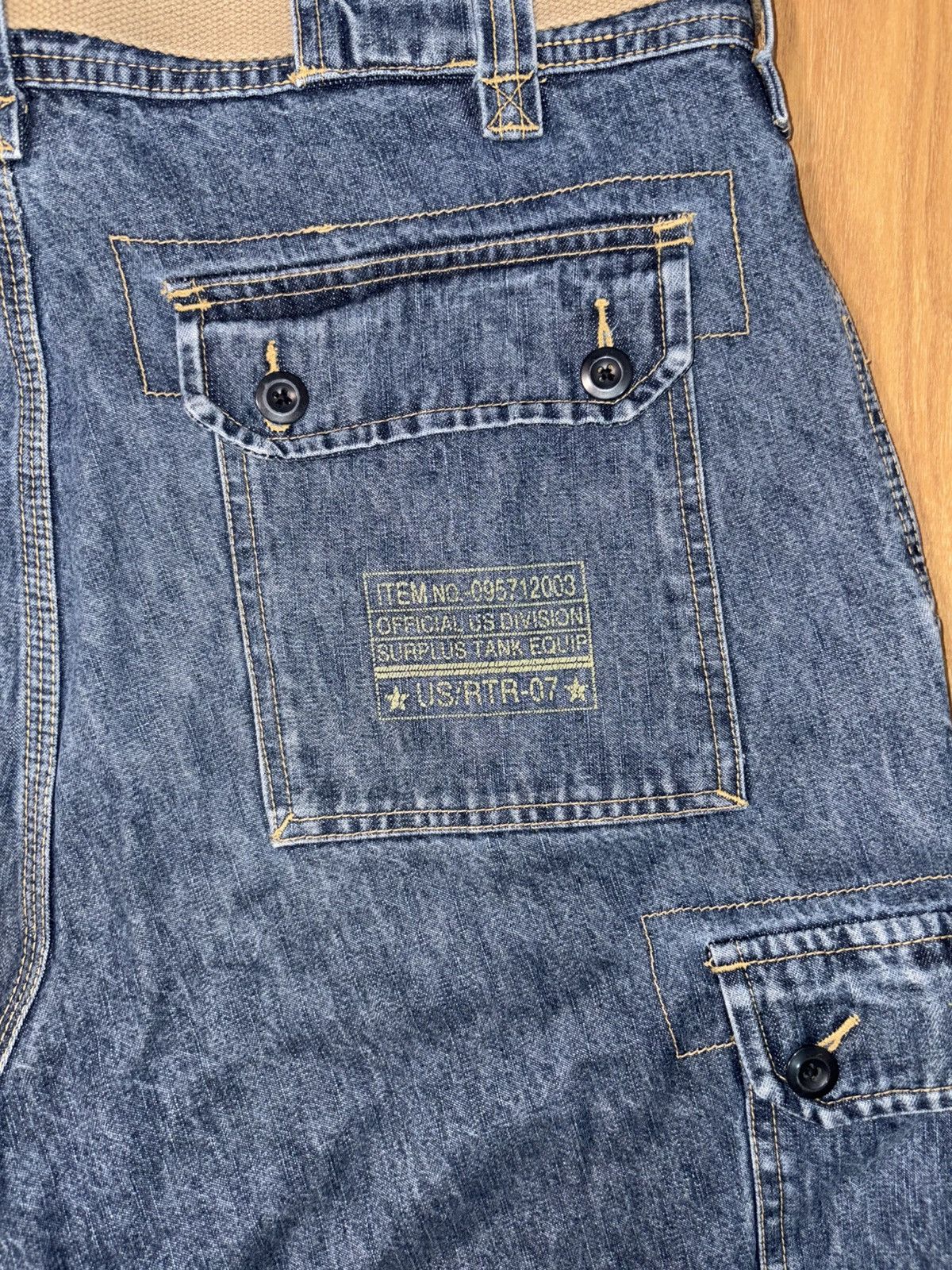 Japanese Brand Vintage Sonoma Denim Cargo Shorts Belted Size 36 Size US 36 / EU 52 - 4 Thumbnail