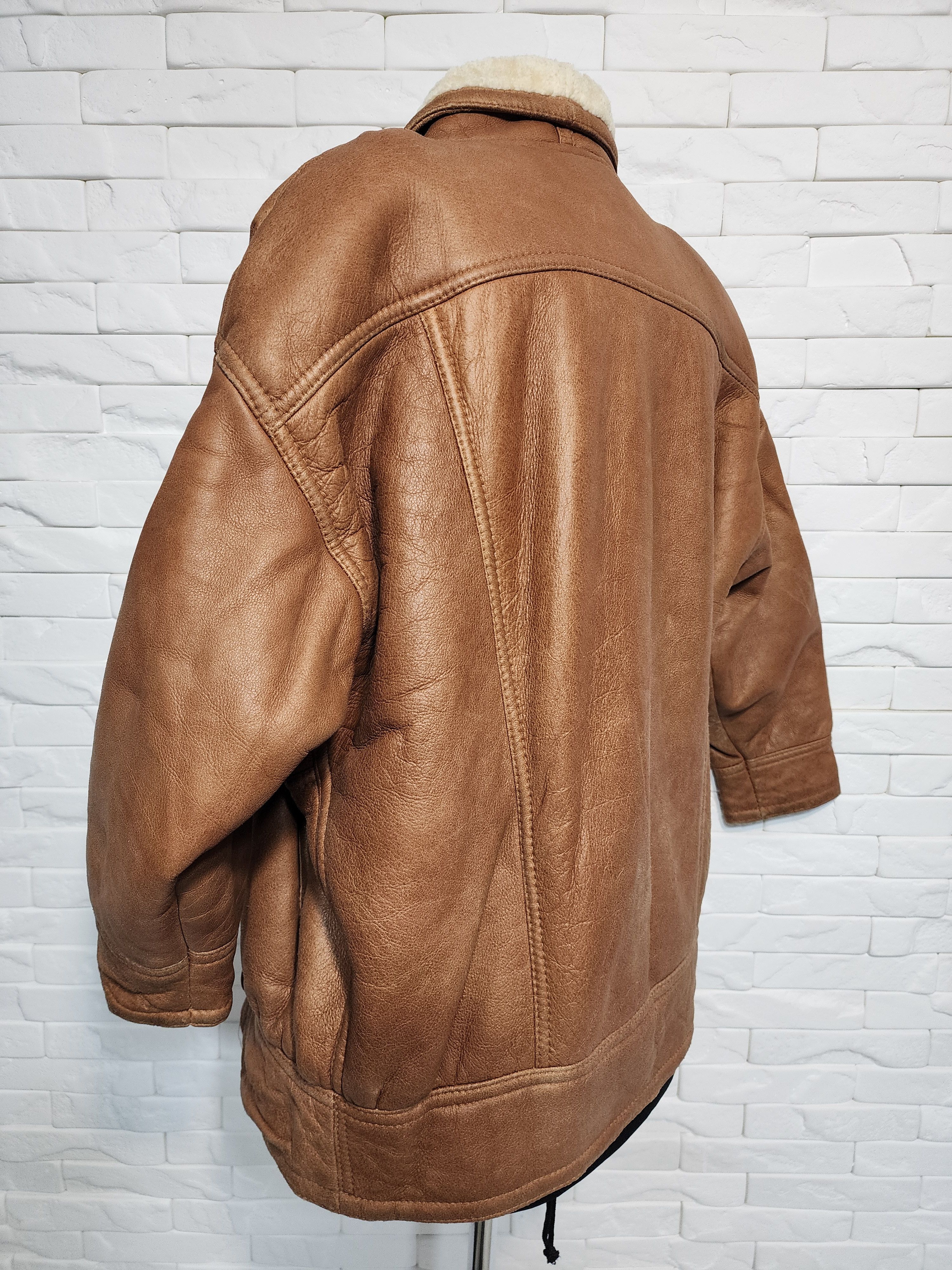 Uniqlo Brown Women's Sheepskin Jacket: Size M / US 6-8 / IT 42-44 - 6 Thumbnail