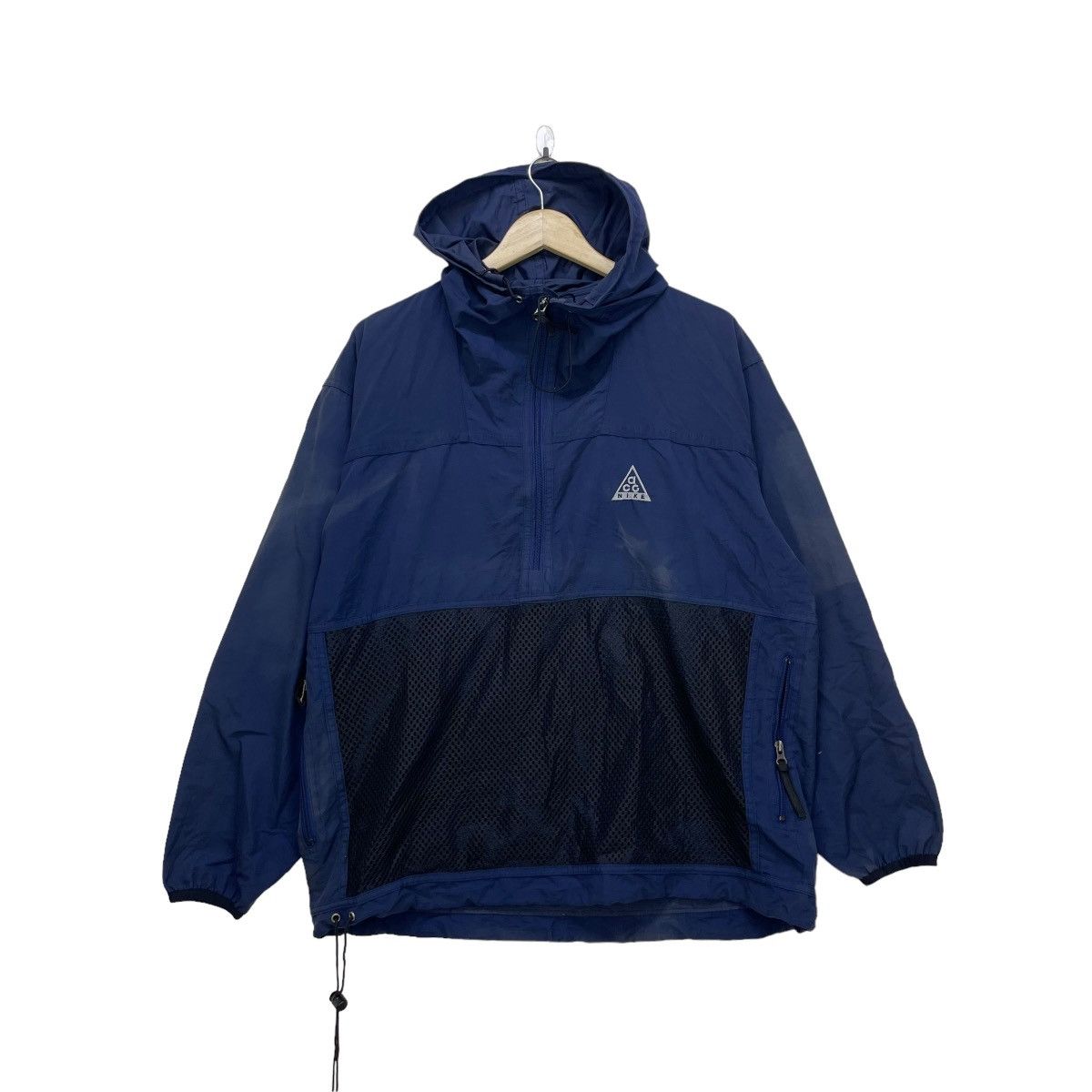 Nike 💥Trashed Vintage Nike Acg Faded Mesh Jacket Size US M / EU 48-50 / 2 - 1 Thumbnail