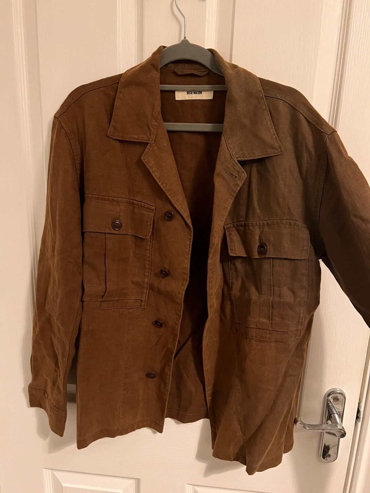 Buck mason linen fatigue jacket