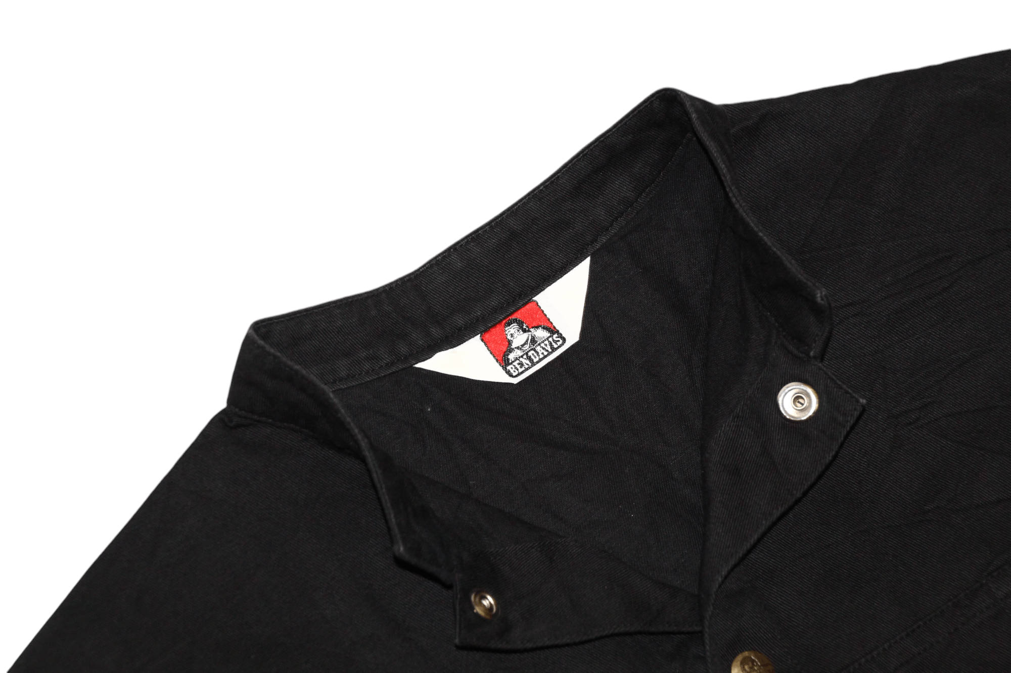 Ben Davis Ben Davis Loose Fit Grandad-collar Snap-button denim shirt Size US S / EU 44-46 / 1 - 5 Thumbnail