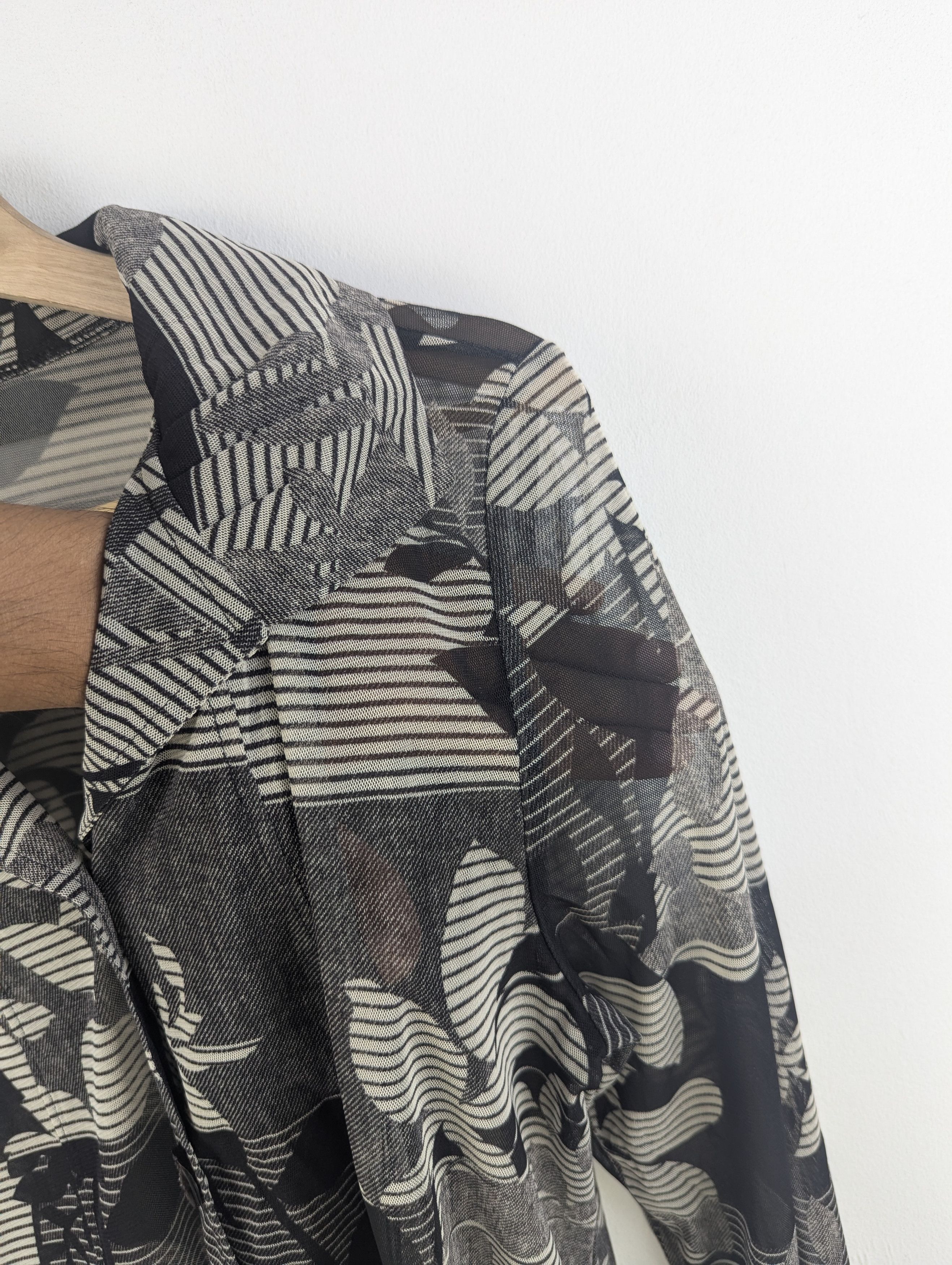 Designer × Japanese Brand Vintage Shirt Button Up Transparent Balenciaga Style Size M / US 6-8 / IT 42-44 - 8 Thumbnail