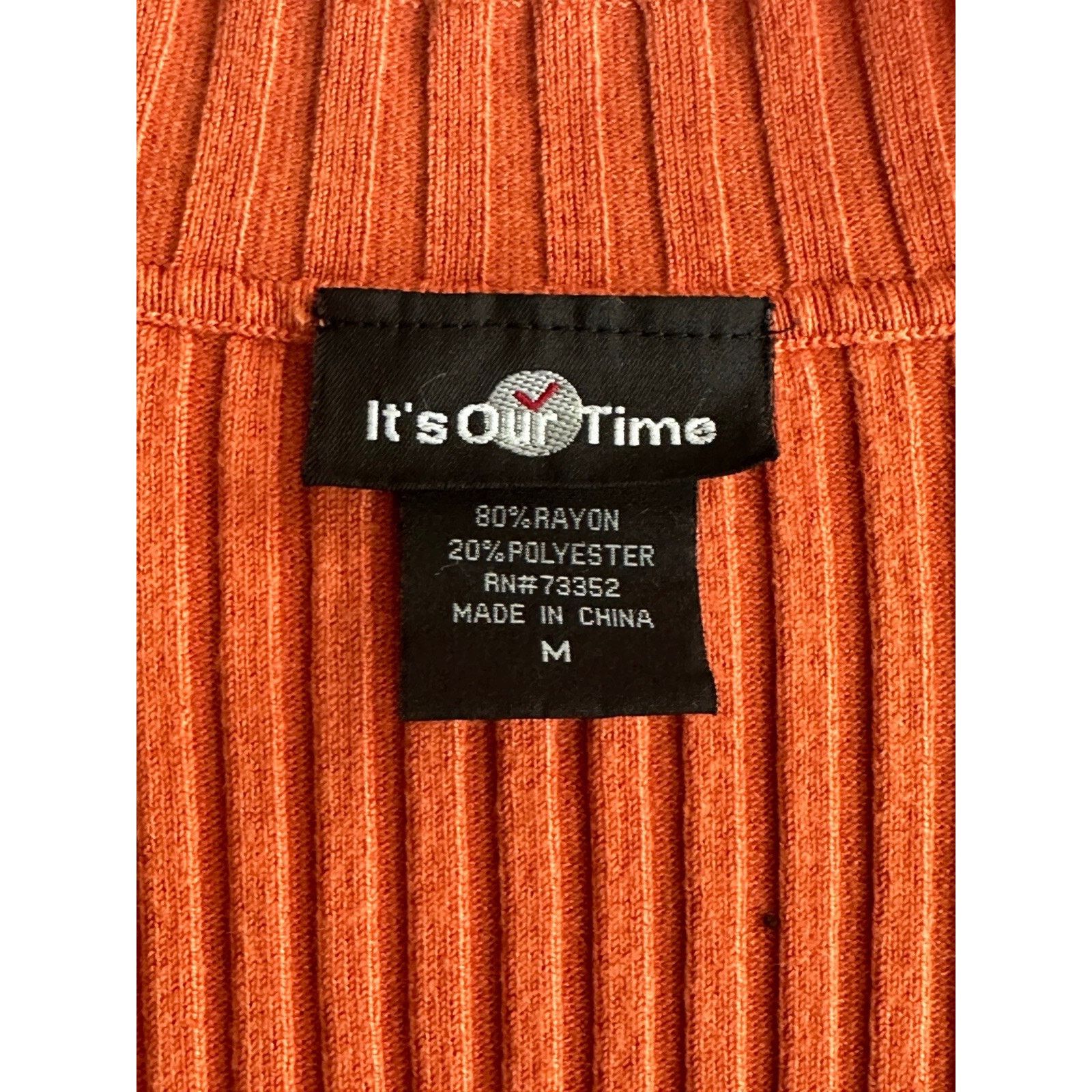 Our Legacy It’s Our Time Ribbed Knit Sweater - Burnt Orange - Size M Size M / US 6-8 / IT 42-44 - 3 Thumbnail