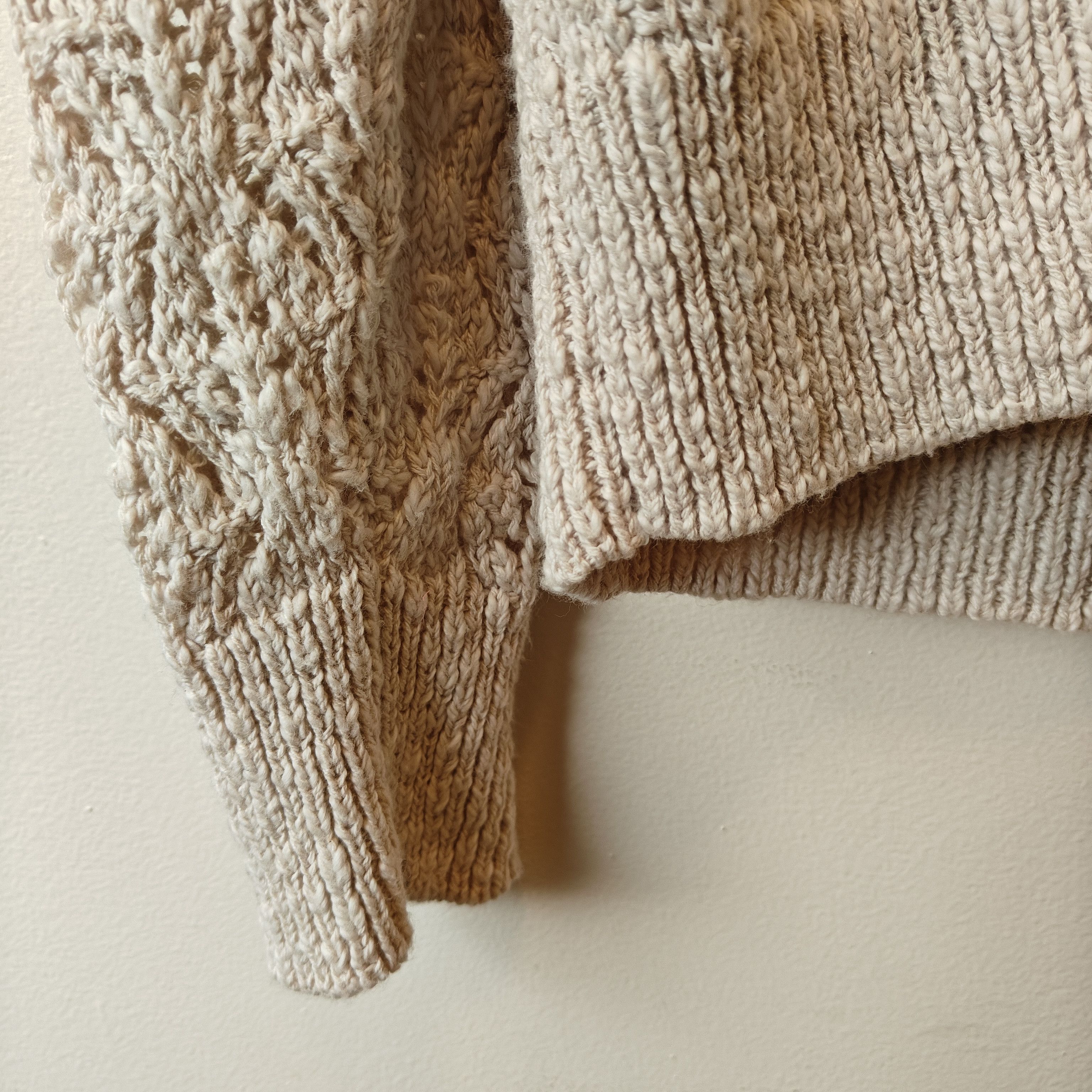 3sixteen NWT Knit ecru cardigan, crochet fits small $298 Size US M / EU 48-50 / 2 - 11 Thumbnail