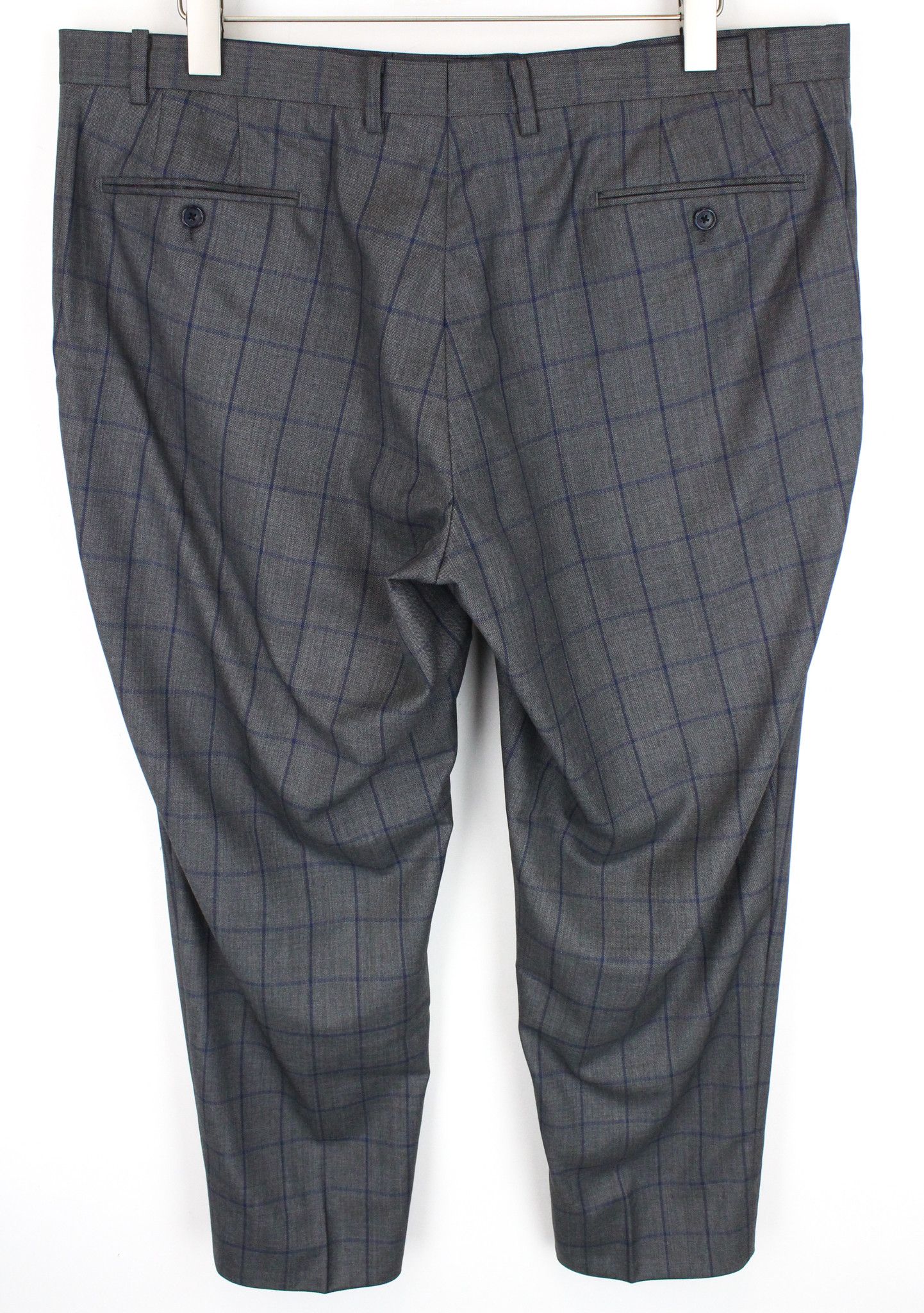 Suitsupply UK46S Grey Wool Trousers 66756 Size US 36 / EU 52 - 2 Thumbnail