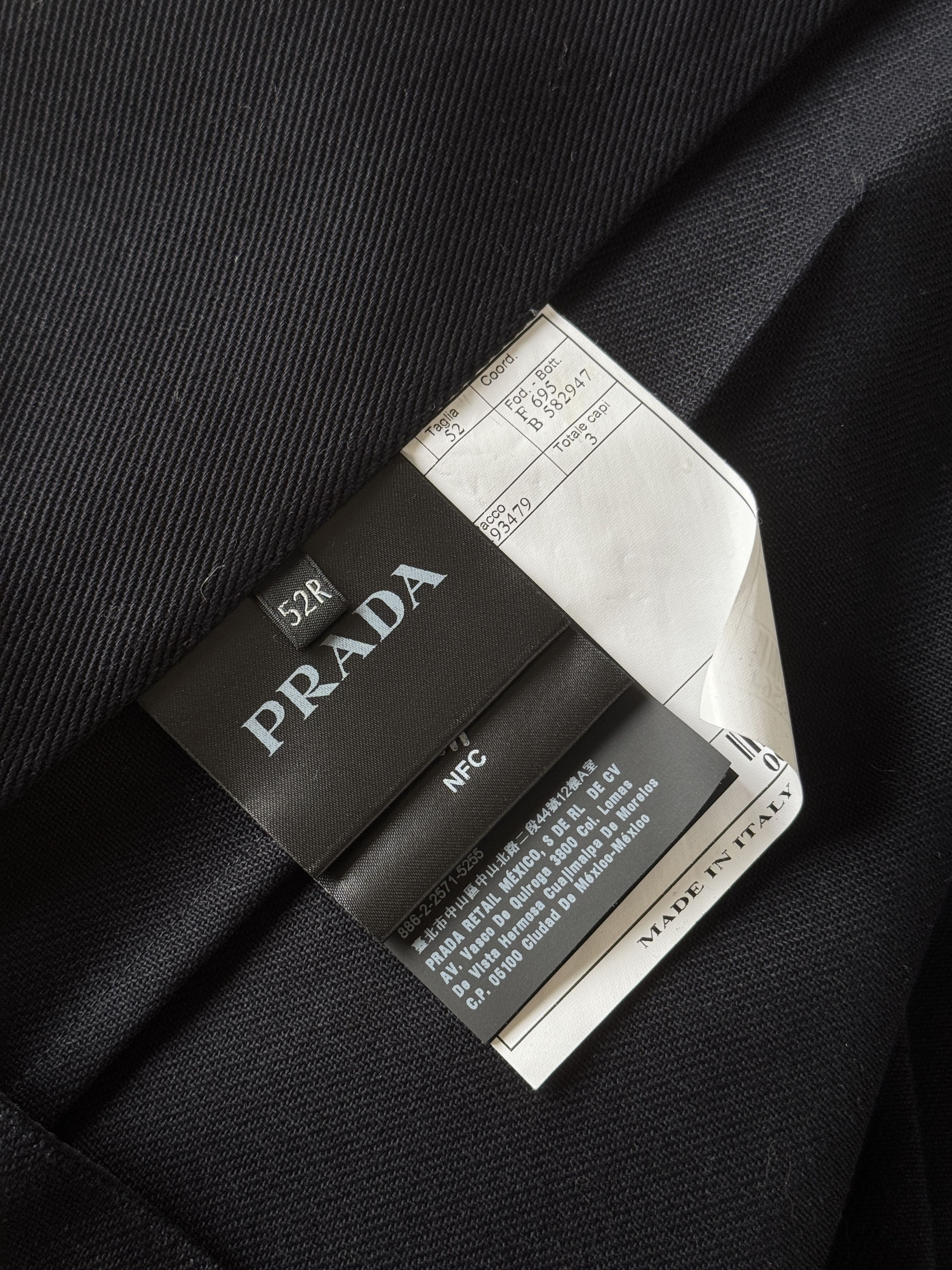 Prada Prada Drill Blazer Boxy Fit Reverse Triangle - 52R Size US L / EU 52-54 / 3 - 8 Thumbnail