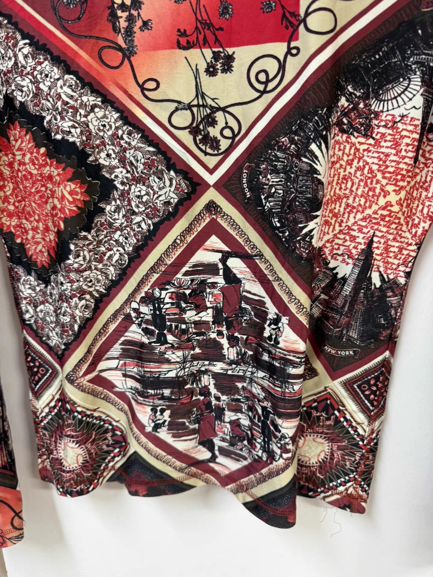 Jean Paul Gaultier Jean Paul Gaultier Stretch Pattern Bodysuit K20 Size US M / EU 48-50 / 2 - 3 Thumbnail