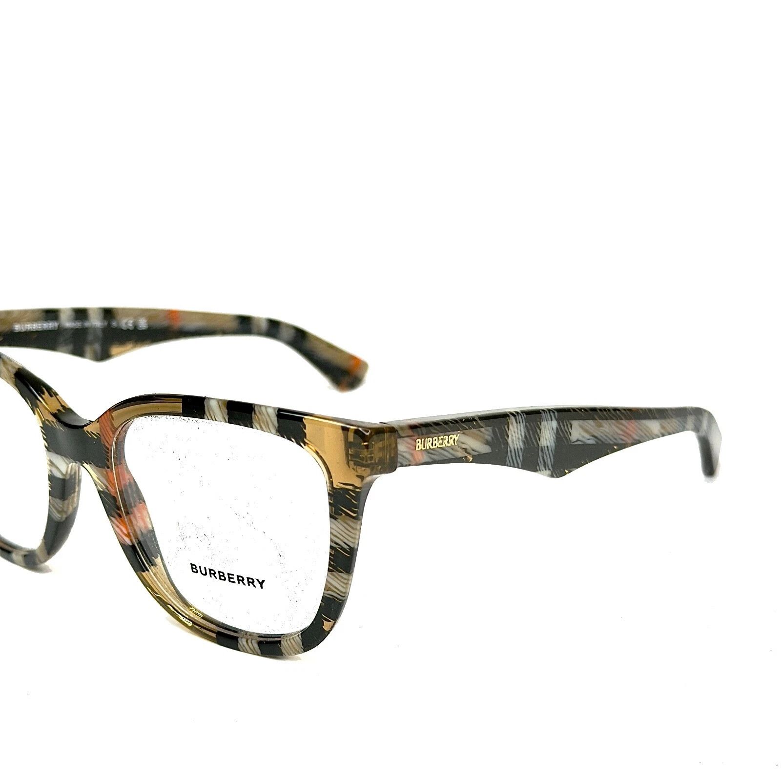 Burberry BURBERRY BE2415 Brown Check Classic Eyeglasses Optical 2415 Size ONE SIZE - 8 Thumbnail